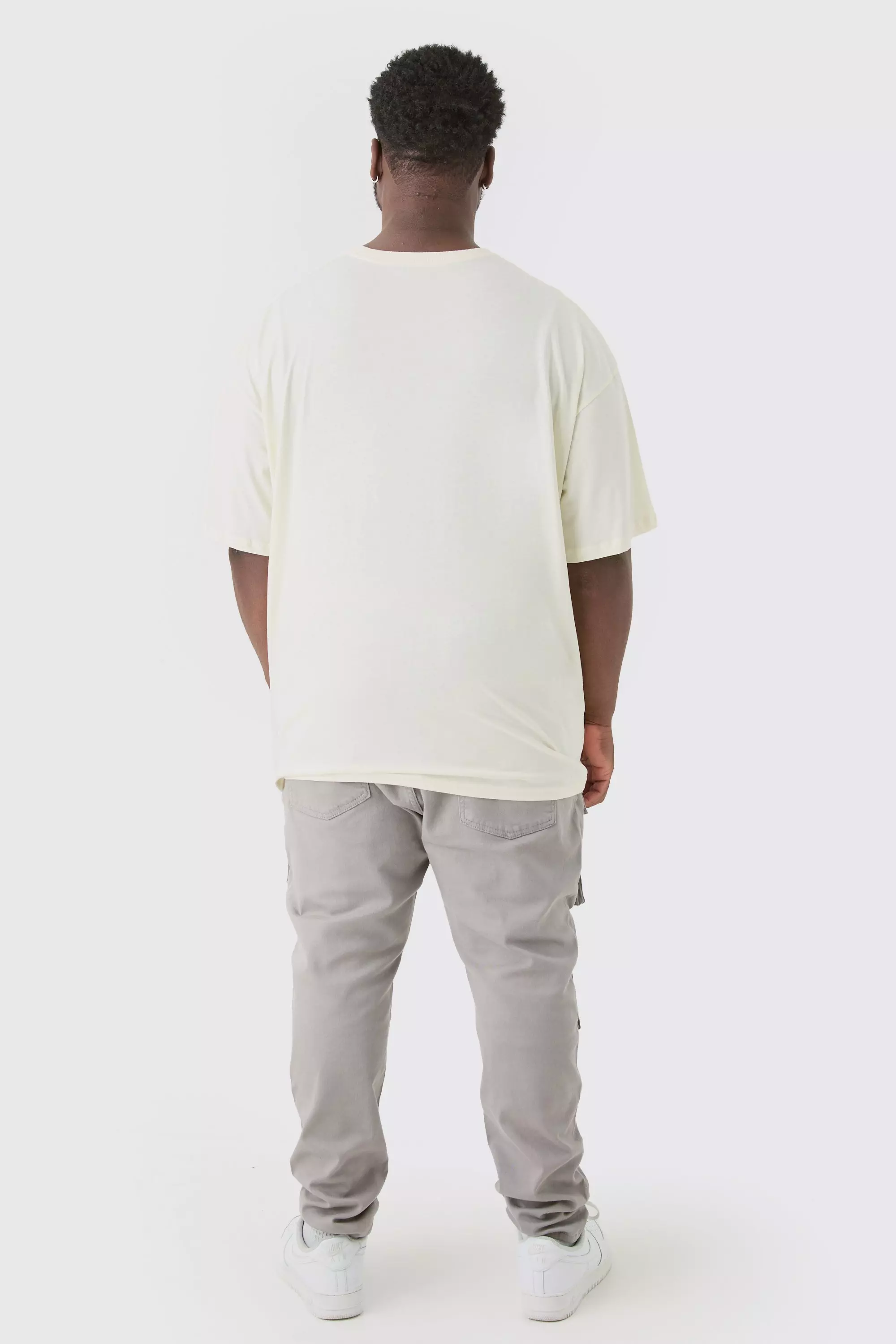 Plus Oversized Eazy-e License T-shirt Ecru alternative image