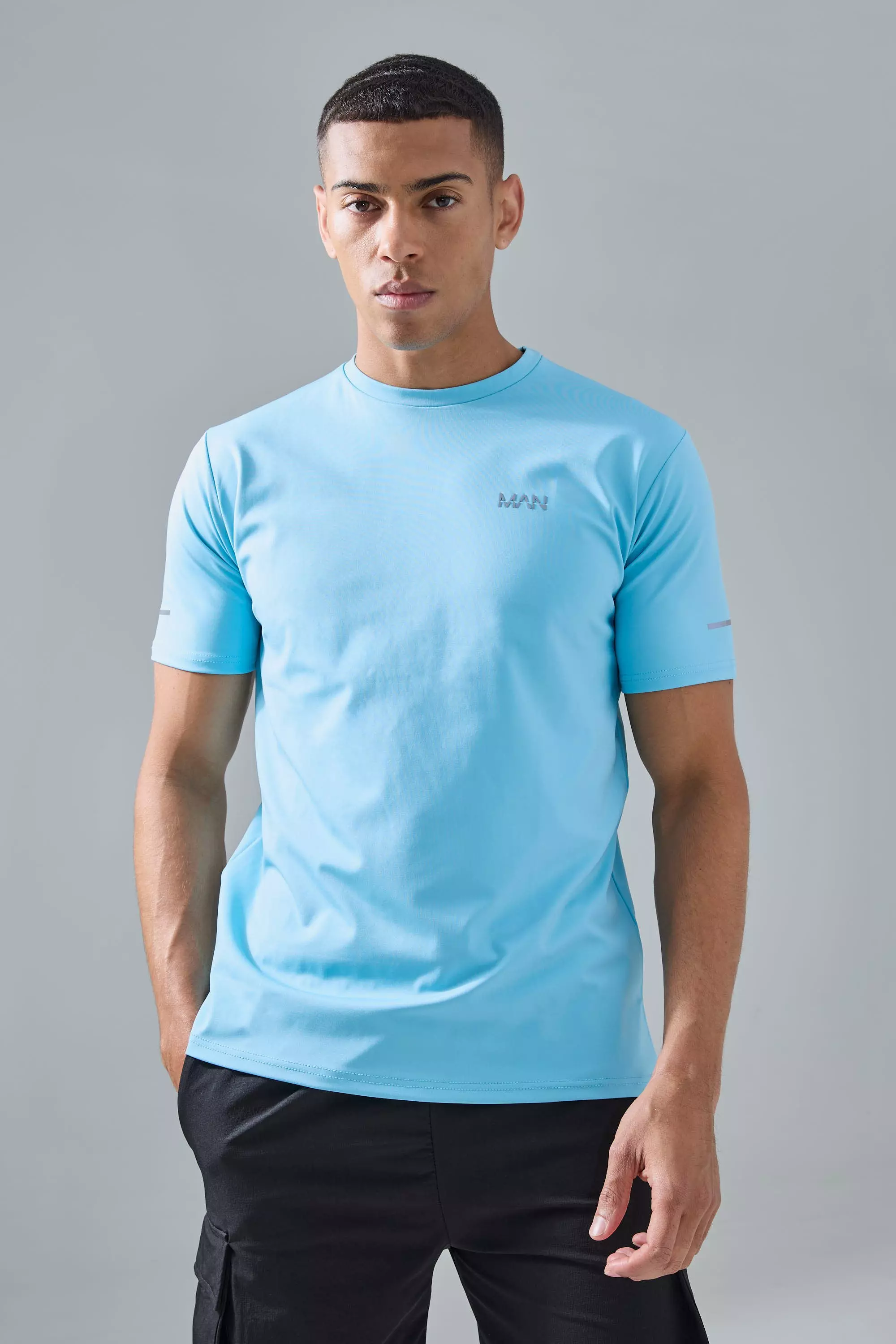 T-shirt de sport performance - MAN Active, Aqua autre image