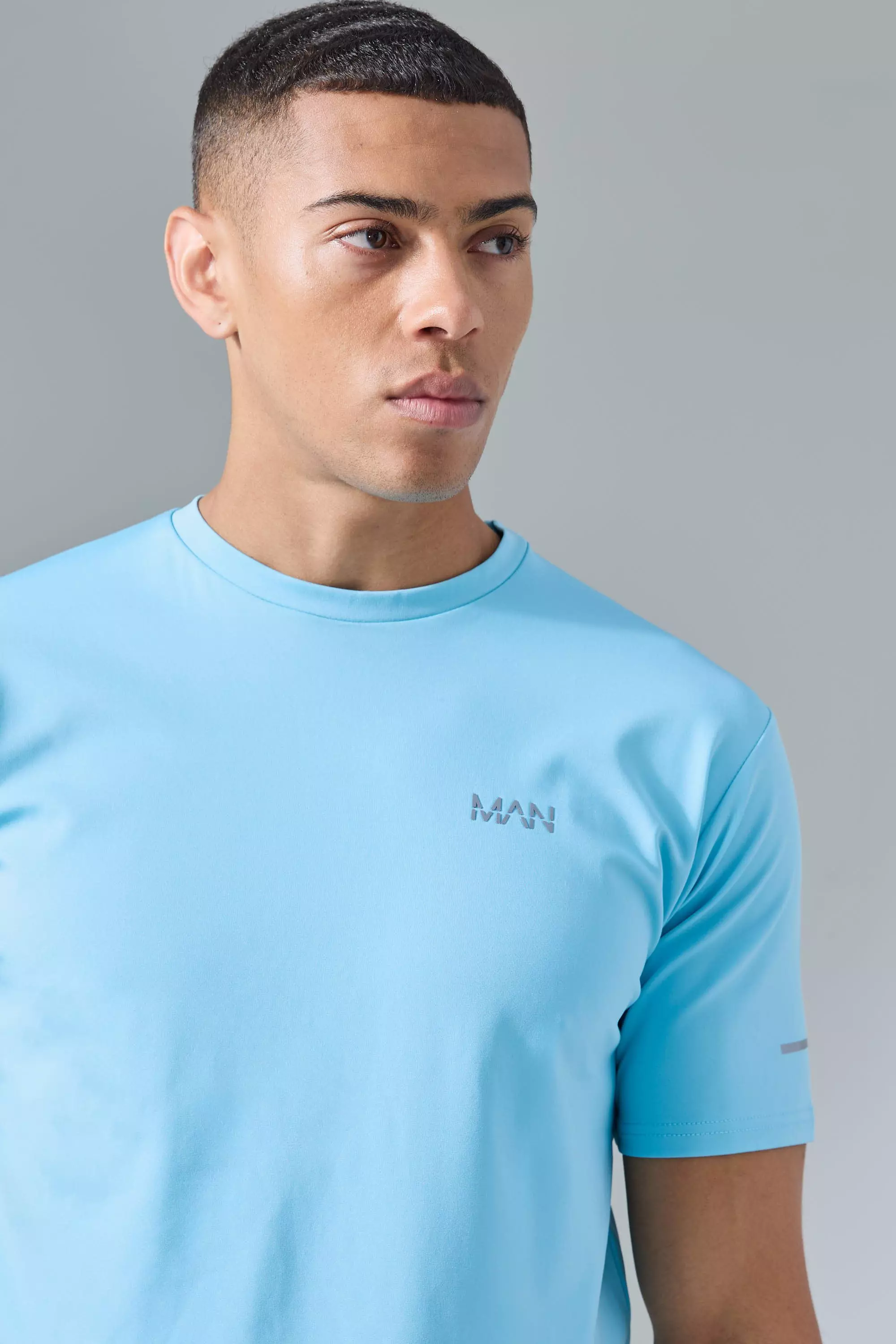 T-shirt de sport performance - MAN Active, Aqua autre image