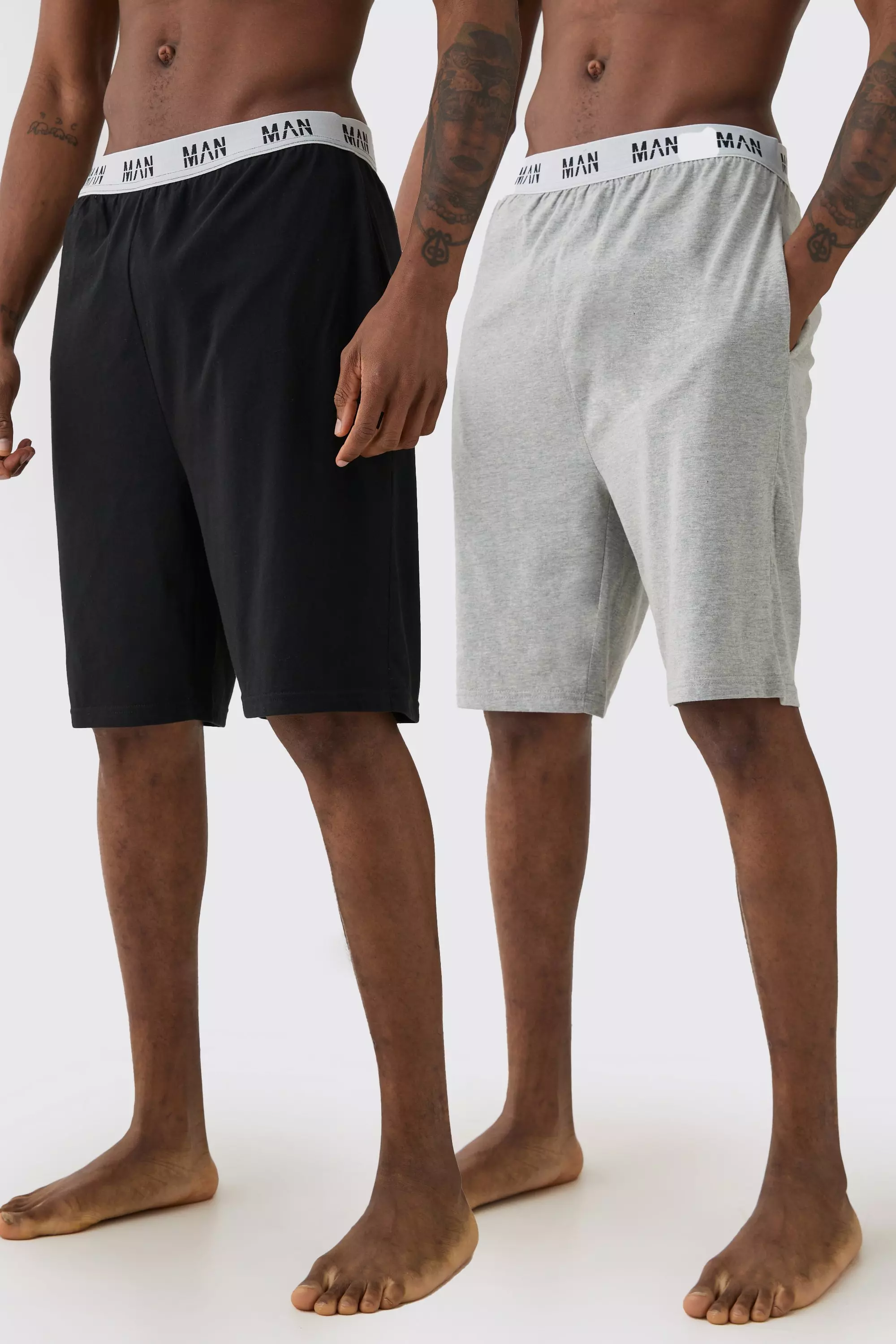 Tall 2 Pack Man Loungewear Shorts Multi