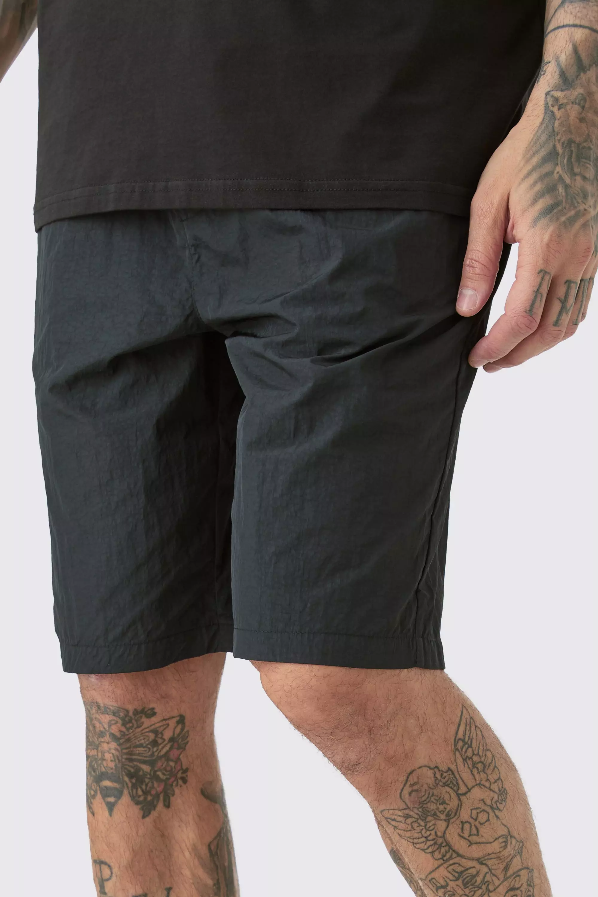 Black Tall Drawcord Comfort Fit Shorts alternative image