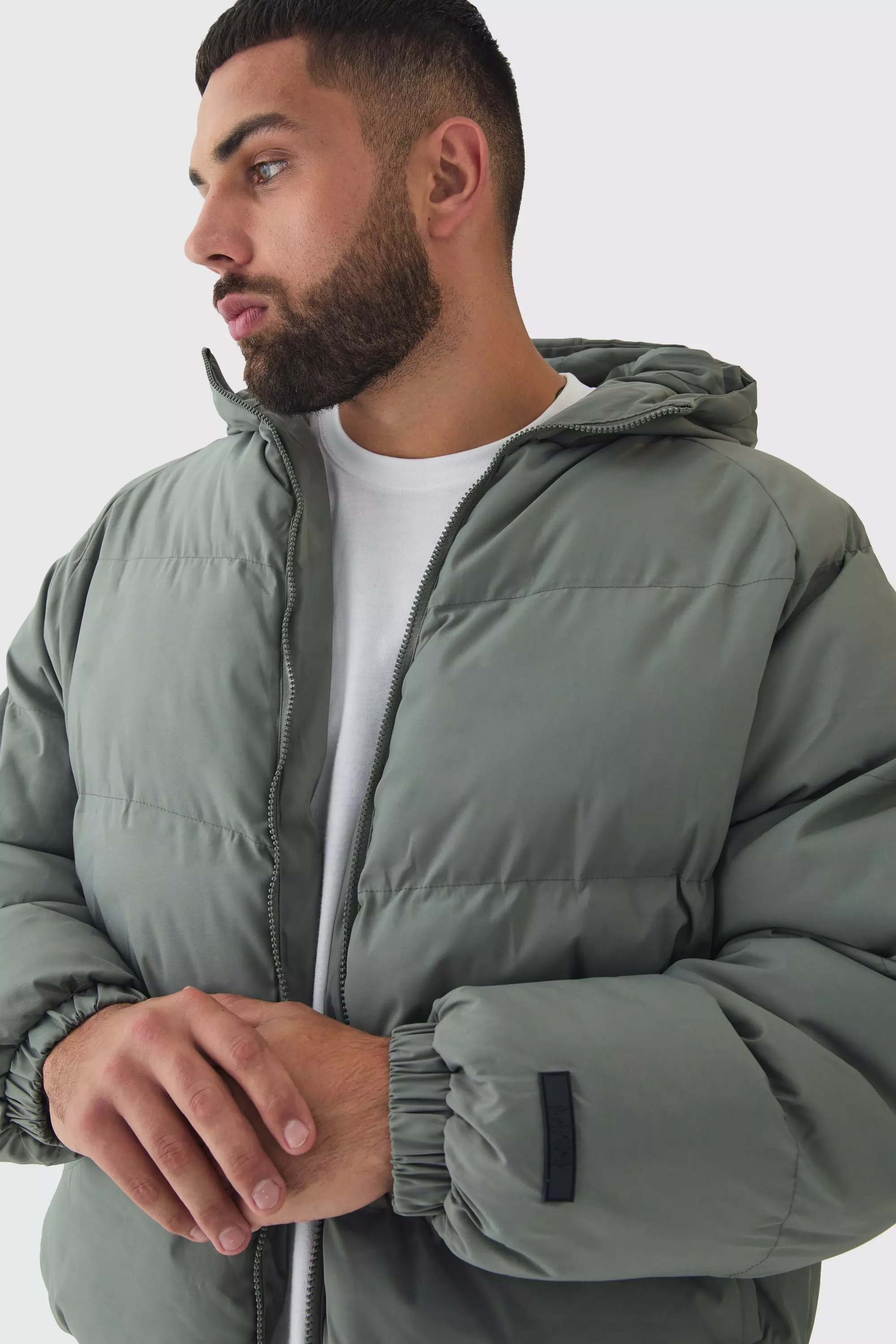Grande taille - Doudoune à capuche - MAN, Grey autre image
