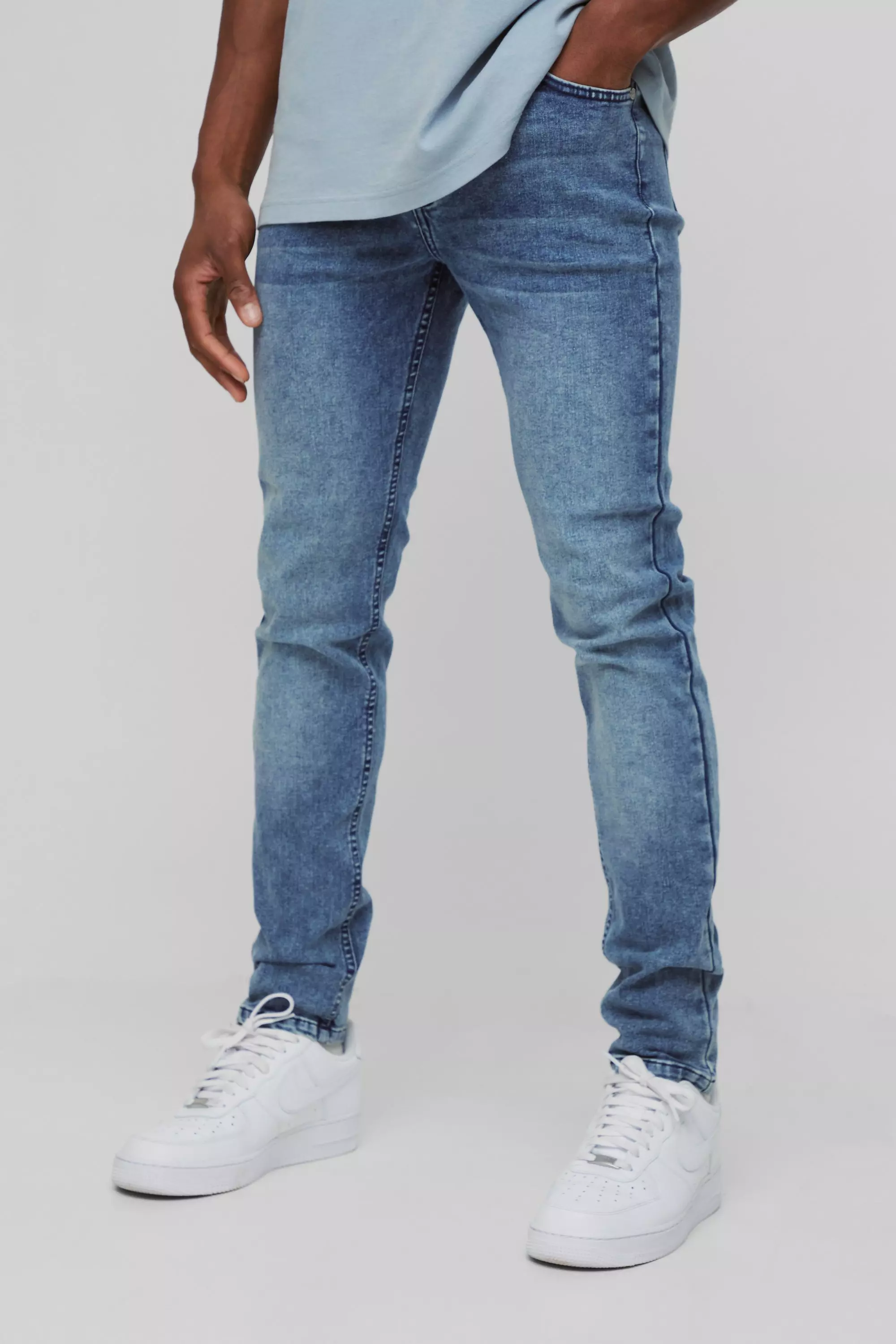 Blue Skinny Stretch Jeans