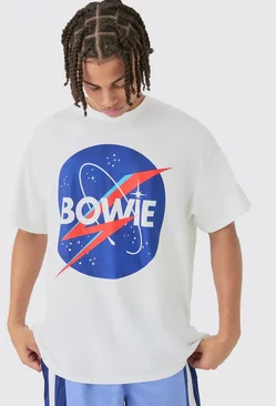 Oversized Bowie License T-shirt White