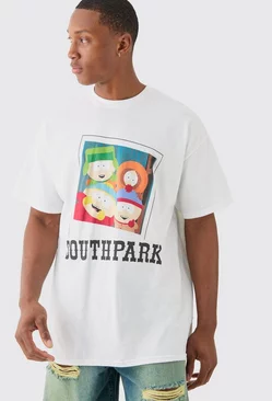 Oversized South Park License T-shirt White