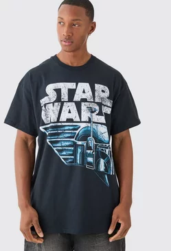 Oversized Star Wars License T-shirt Black