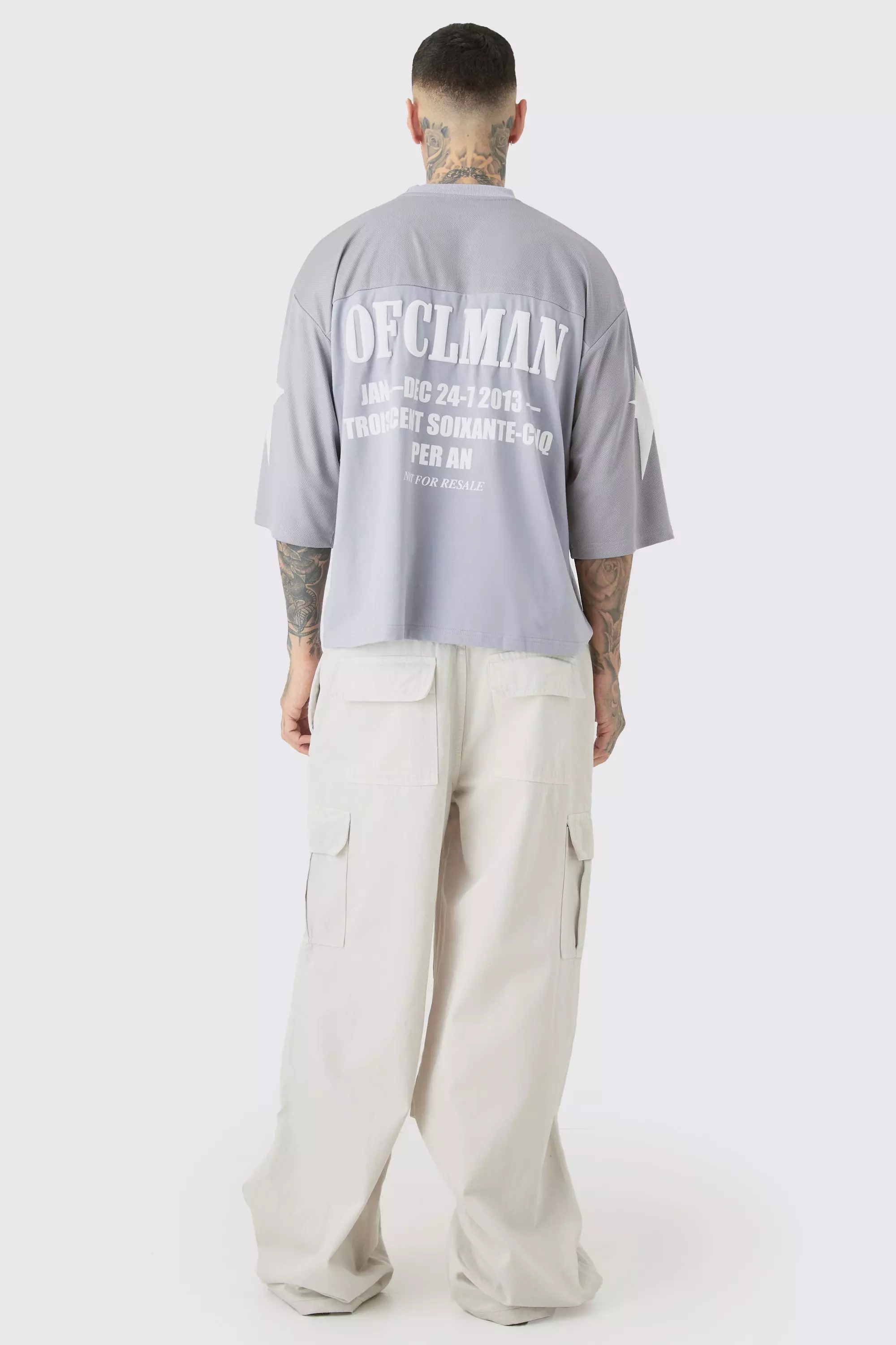 Tall - Pantalon cargo baggy écru, Ecru autre image
