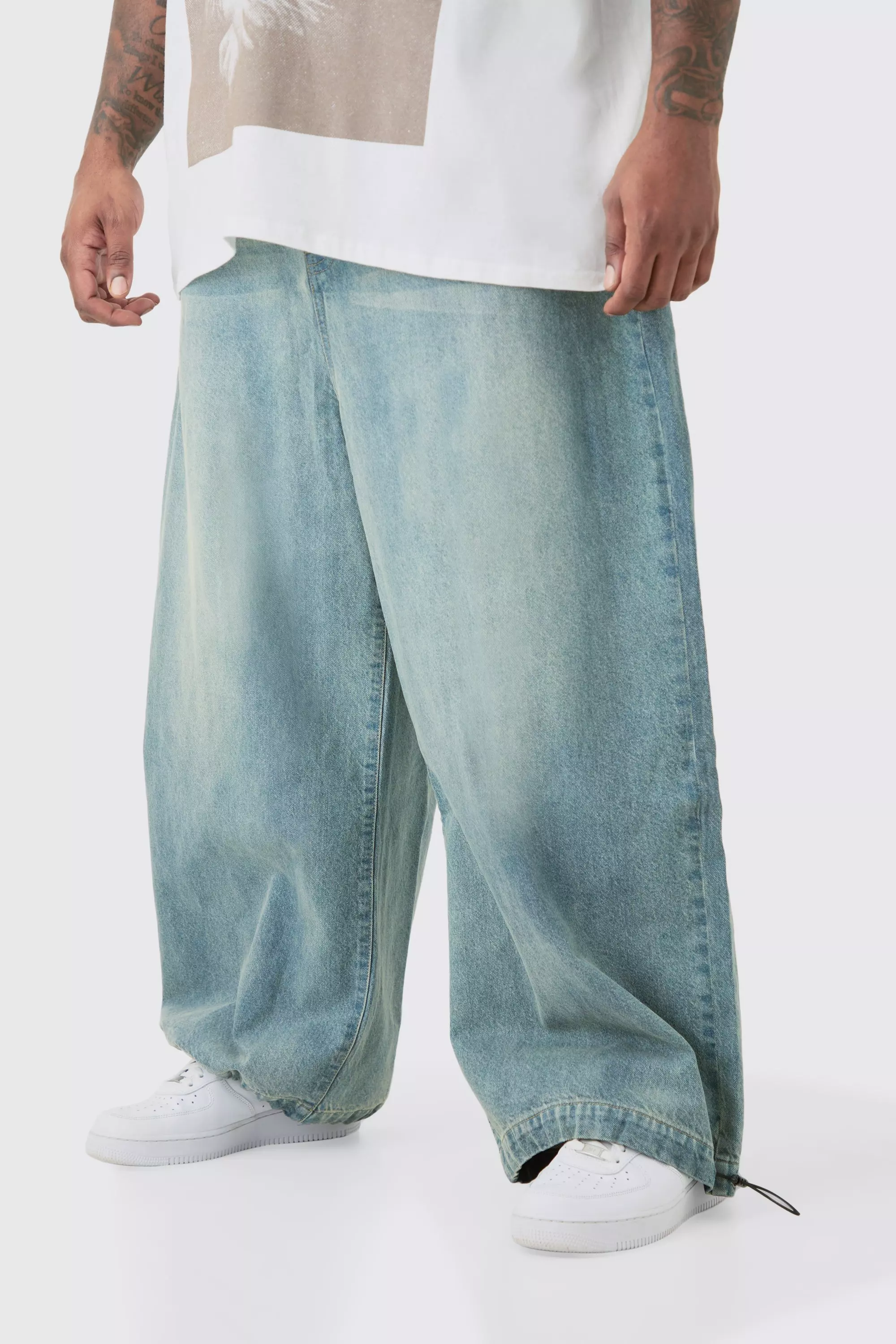 Jeans Parachute Taglie Forti In Denim, Antique blue immagine alternativa