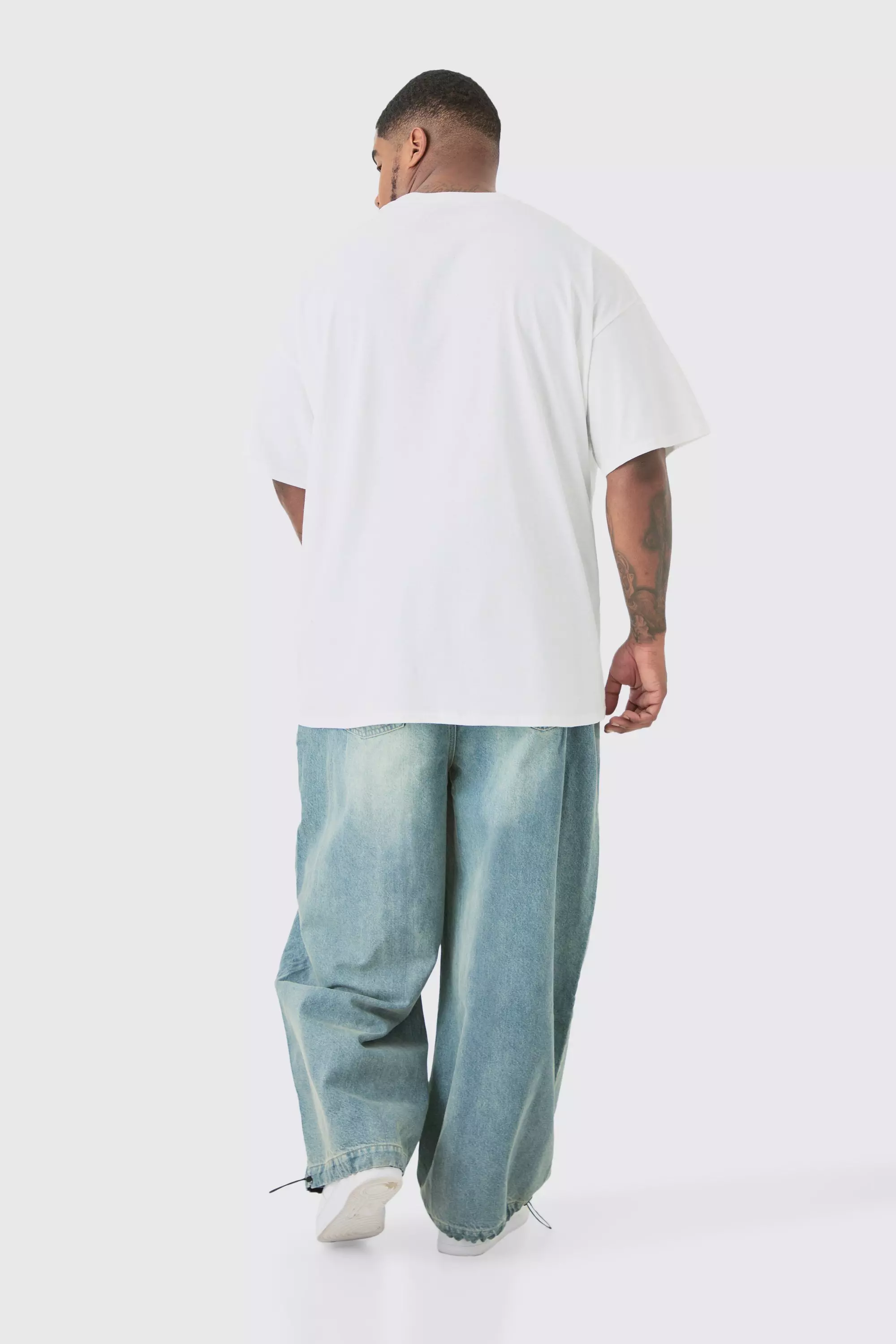 Jeans Parachute Taglie Forti In Denim, Antique blue immagine alternativa
