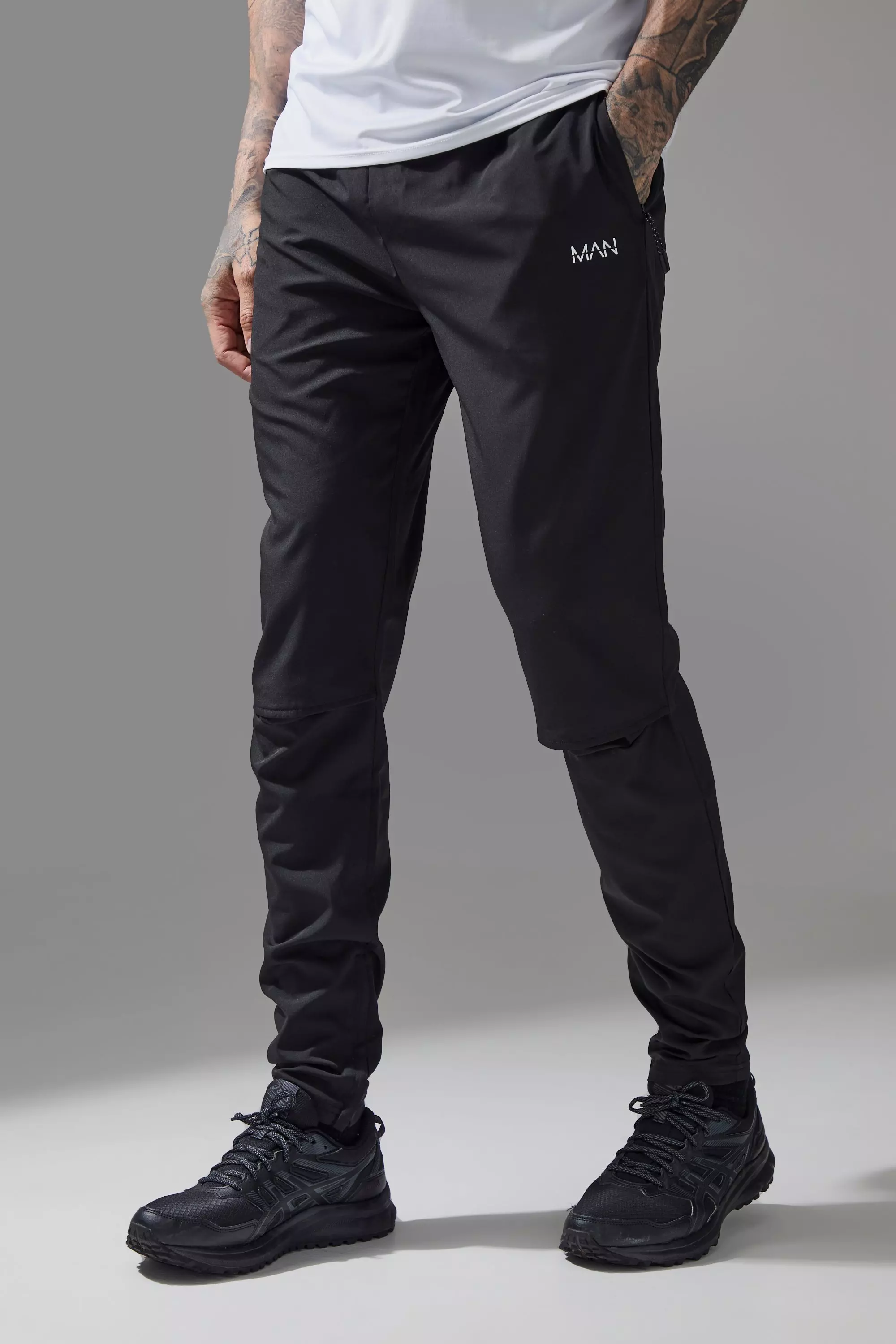 Tall Man Active Tapered Fit Sweatpants Black