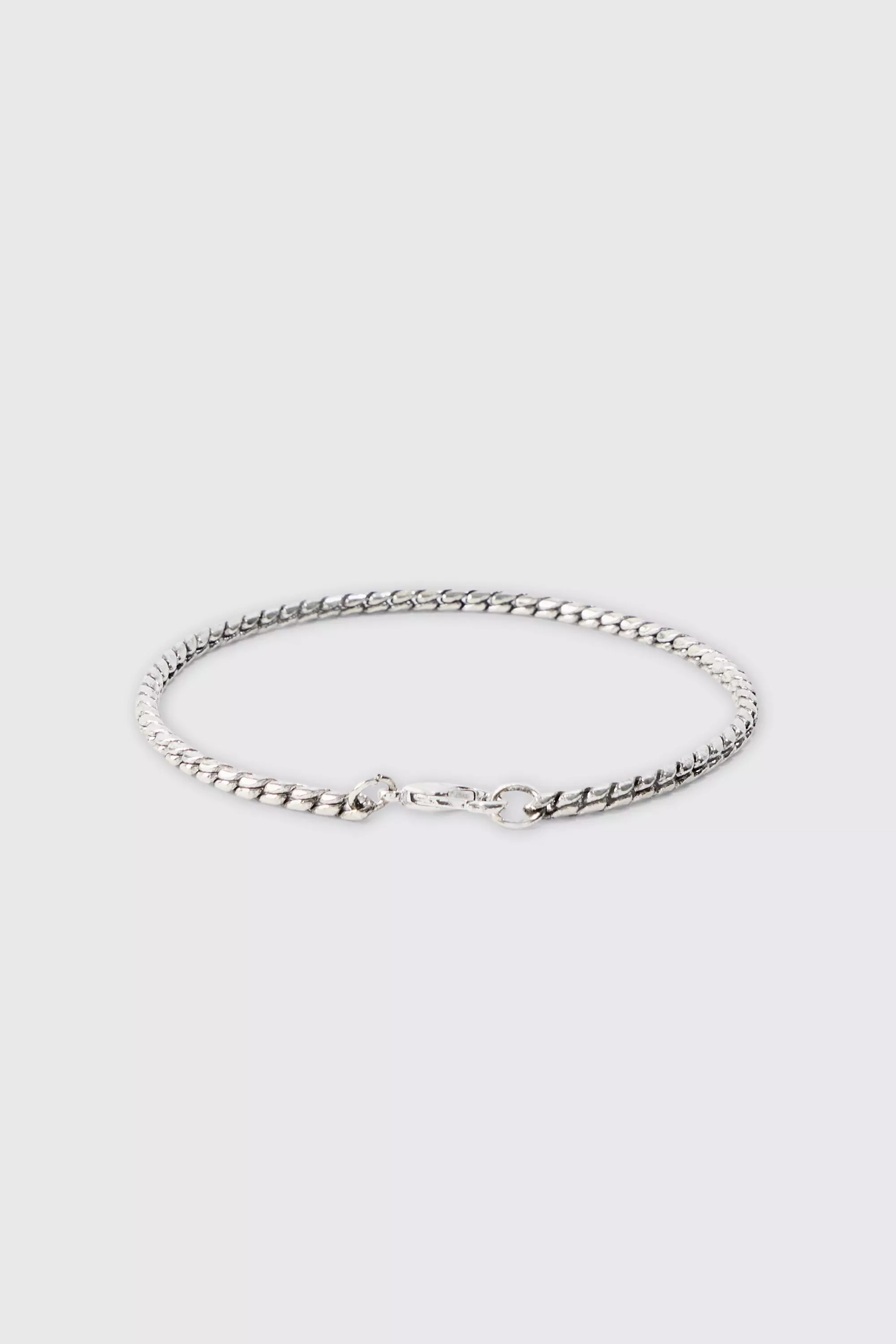 2 Pack Chain Bracelets In Silver alternative image