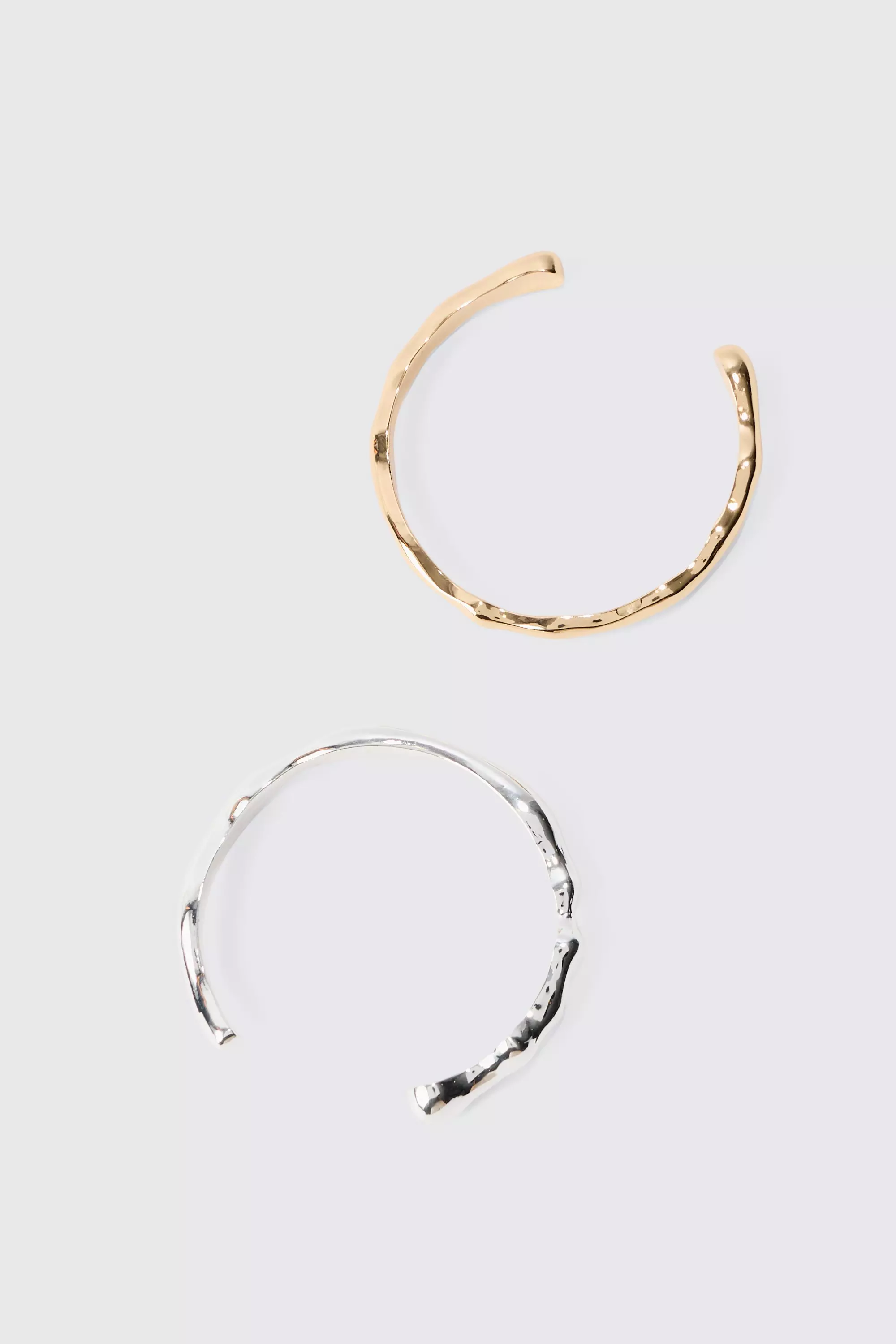 2 Pack Mix Metal Bracelets Multi