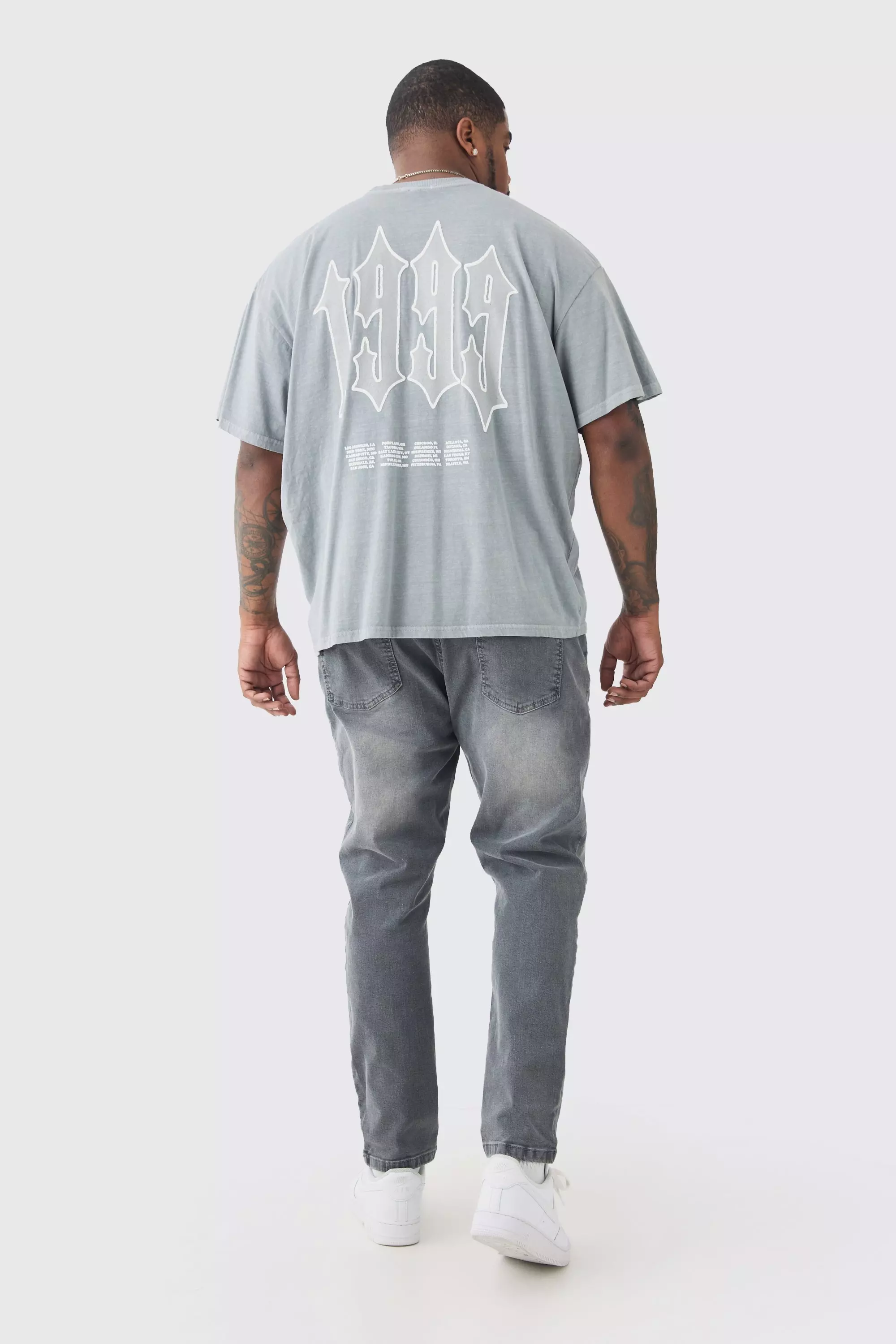 Plus Super Skinny Stretch Jean | boohooMAN USA