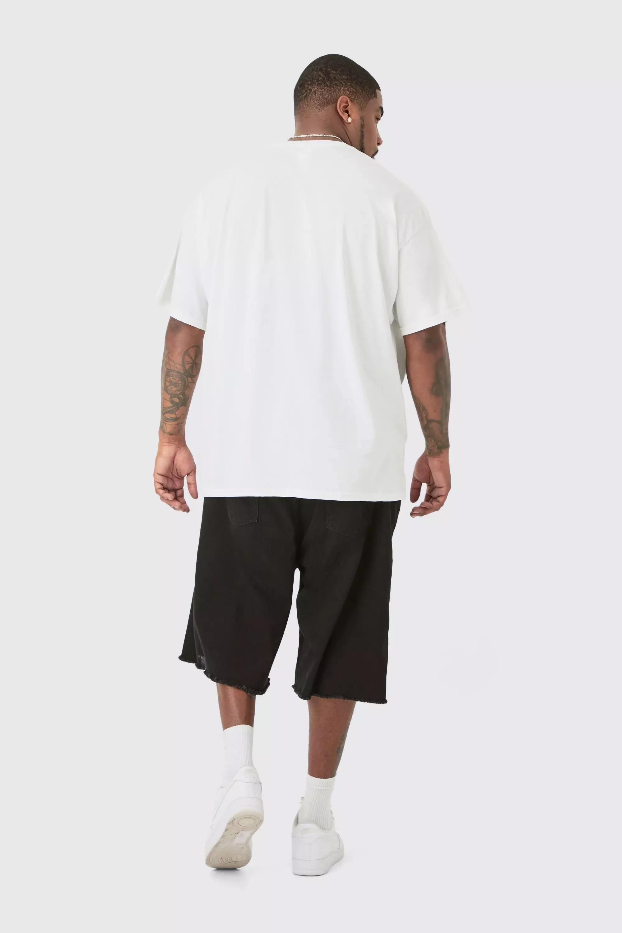 White Plus Oversized Spiderman License T-shirt alternative image