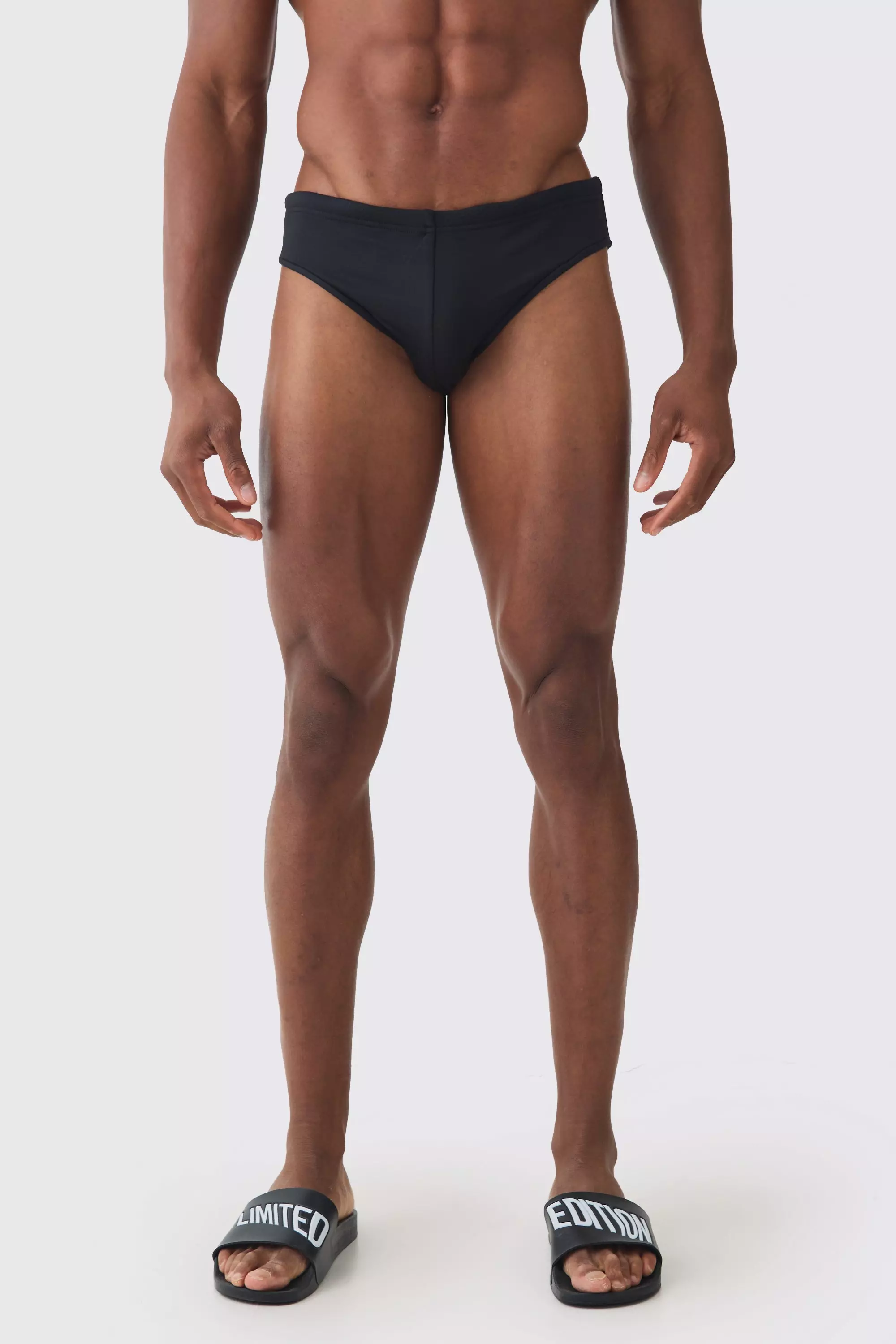 Plain Swim Brief Black