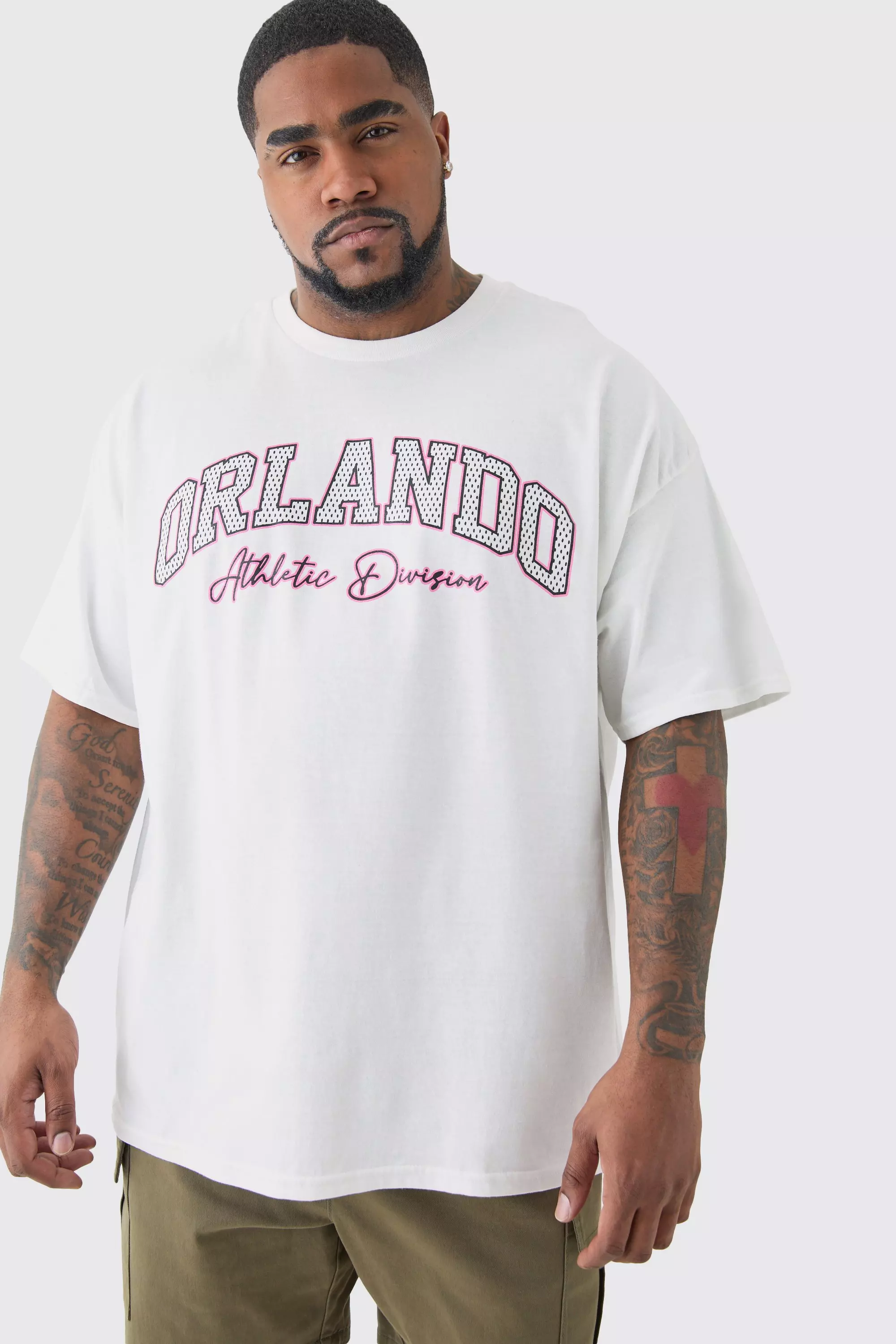 Plus Orlando Print T-shirt White