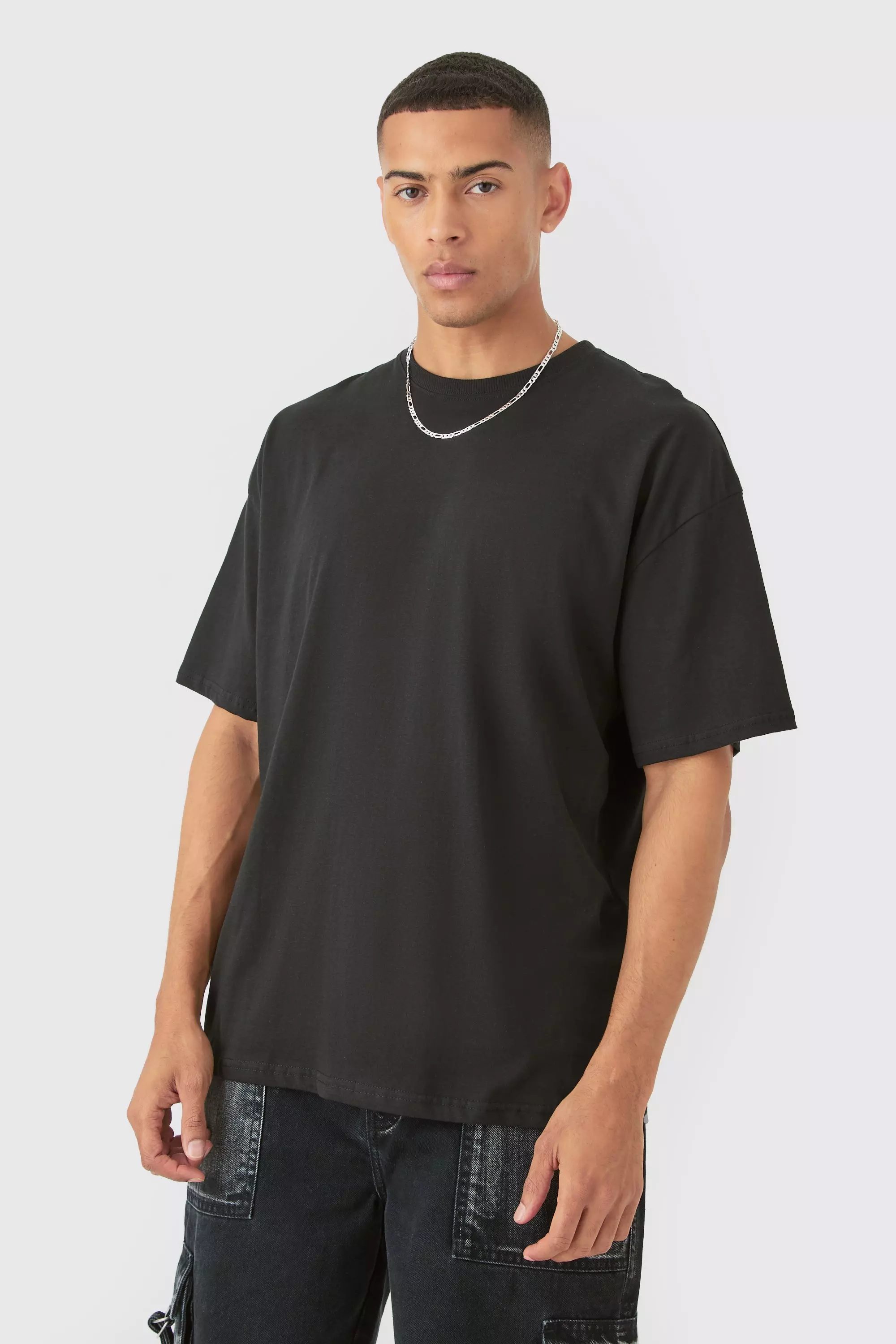 Black Oversized Gelicenseerd One Piece Anime T-Shirt alternatieve afbeelding