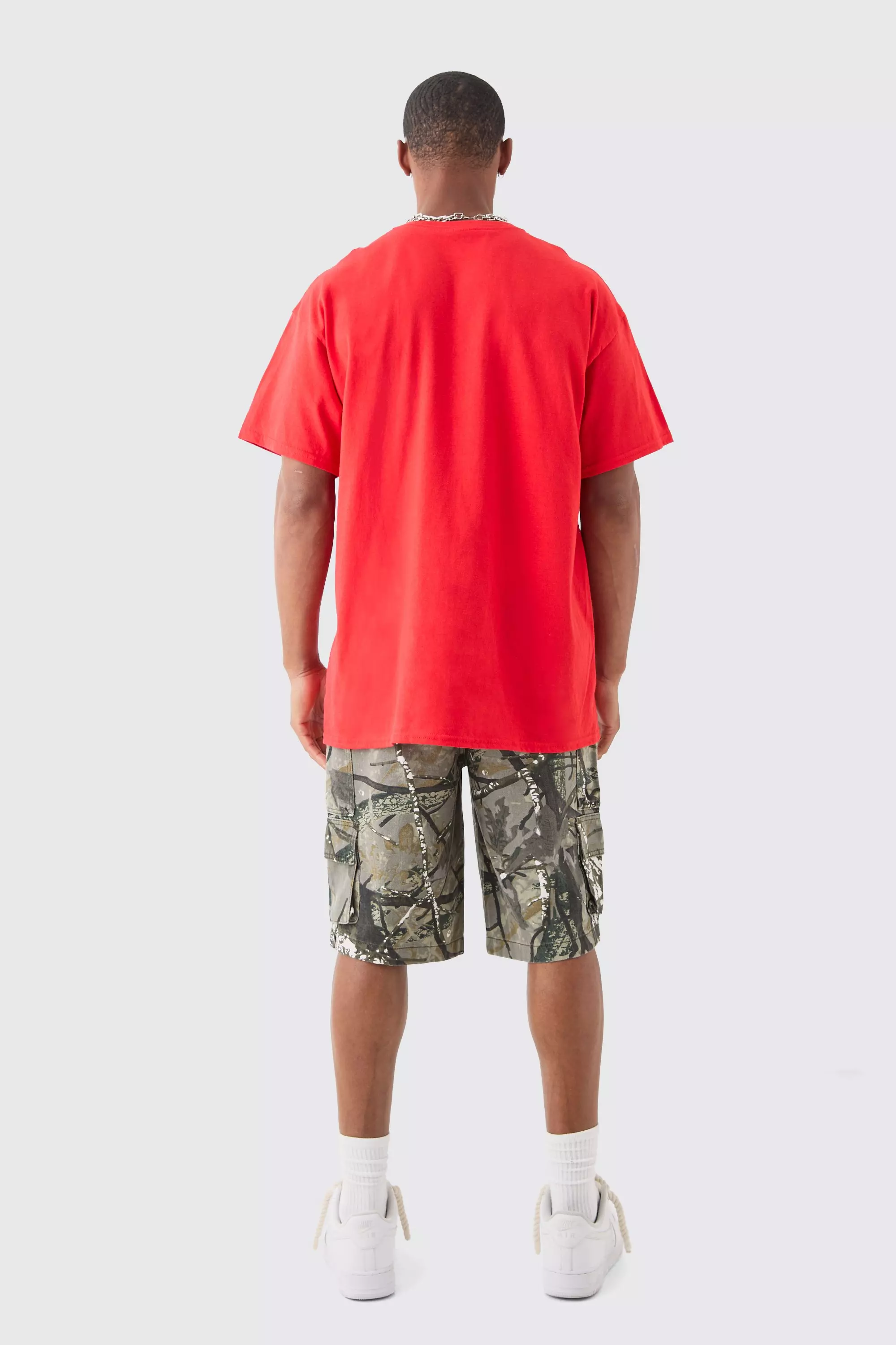 Red Oversized Coca Cola License T-shirt alternative image