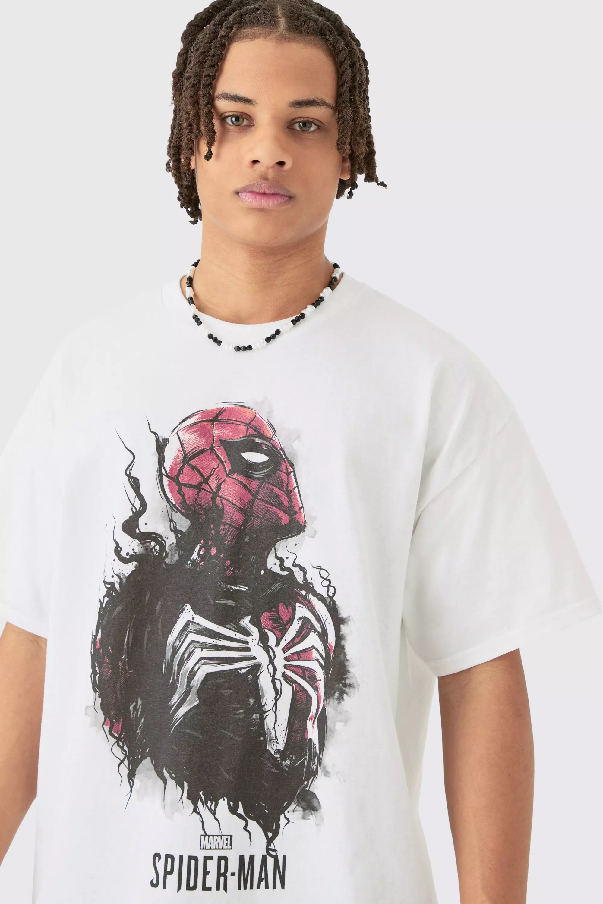 Oversized Spiderman Venom License T-shirt | boohooMAN USA