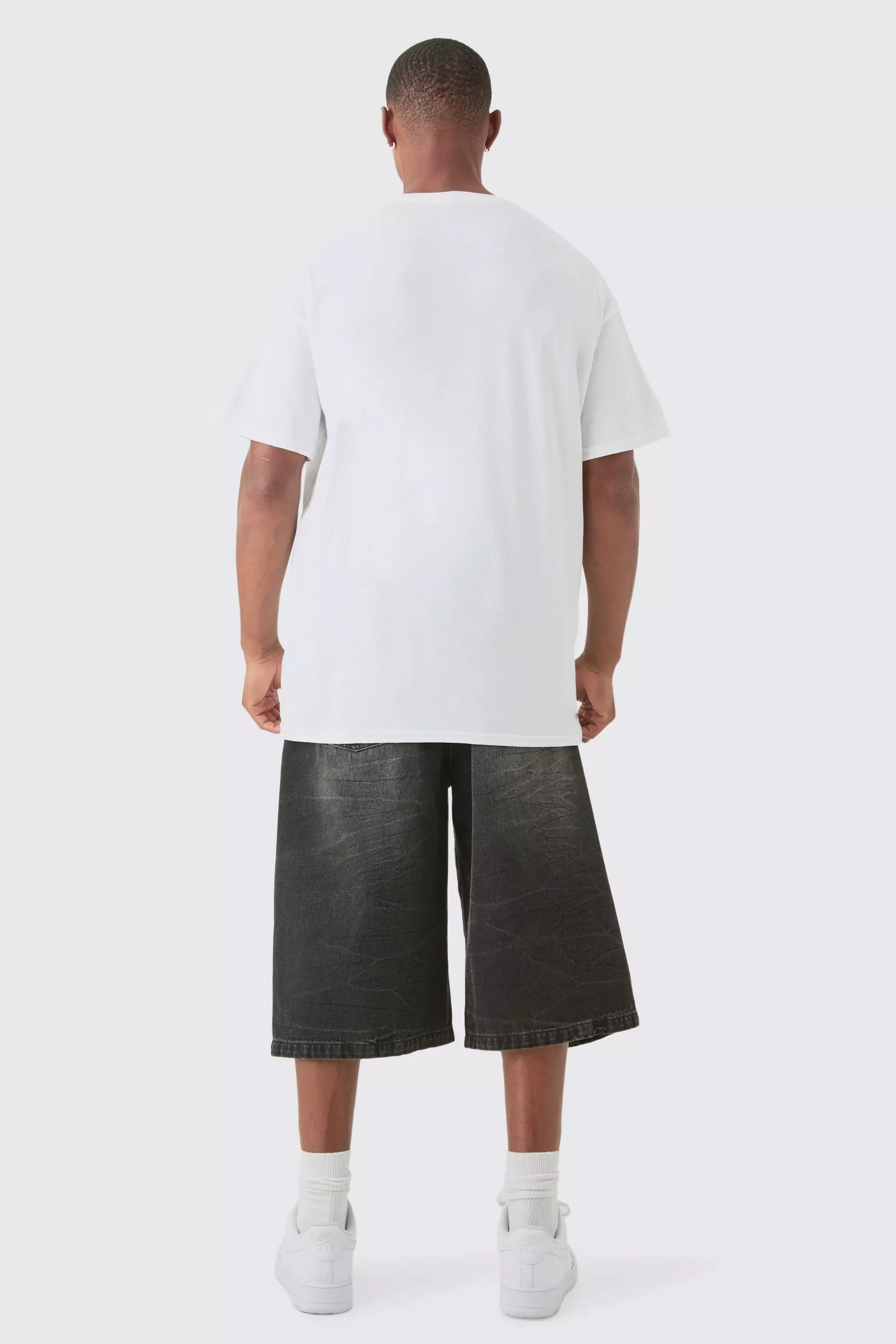 White Oversized Marvel Spiderman License T-shirt alternative image