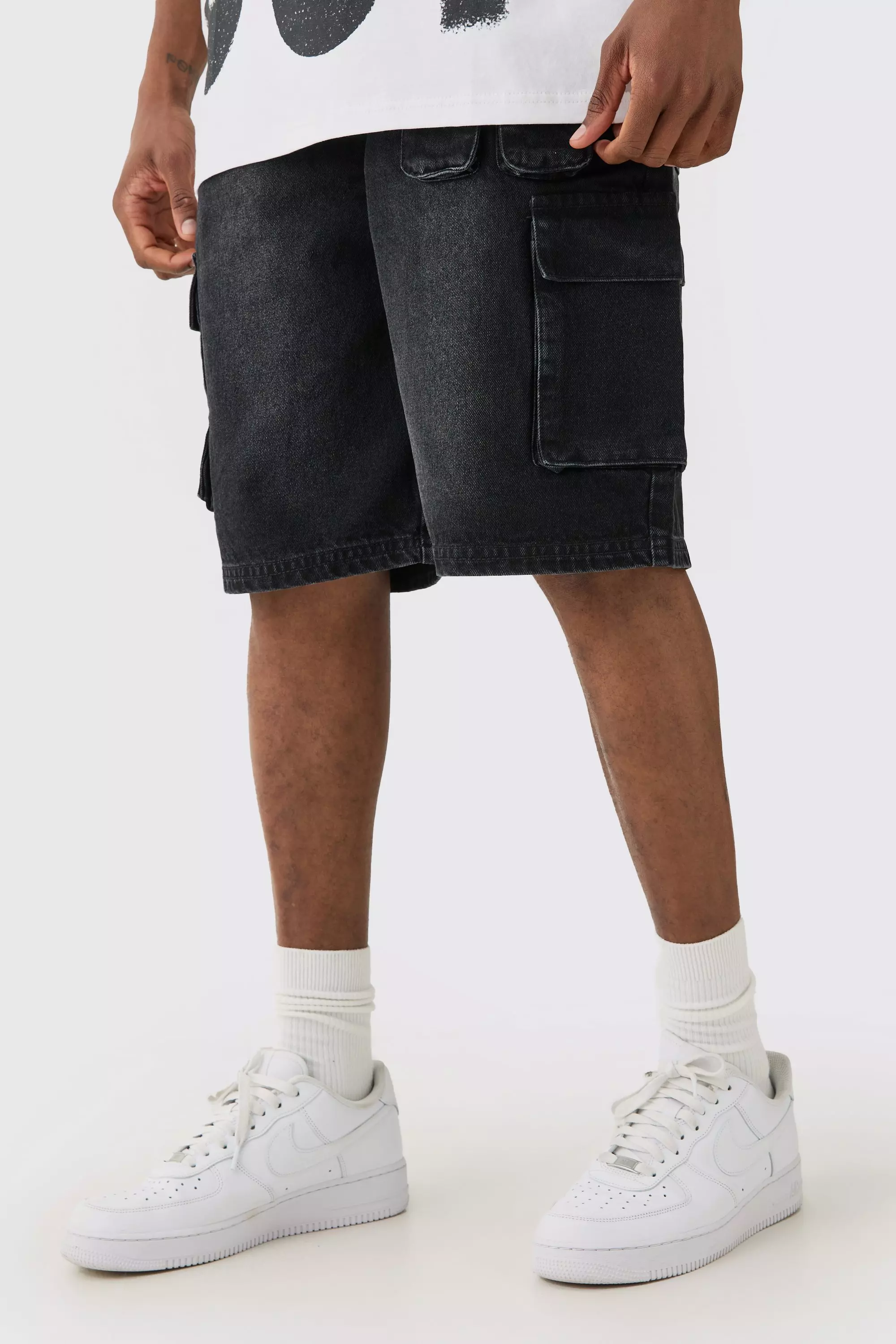 Tall Official Denim Shorts Black