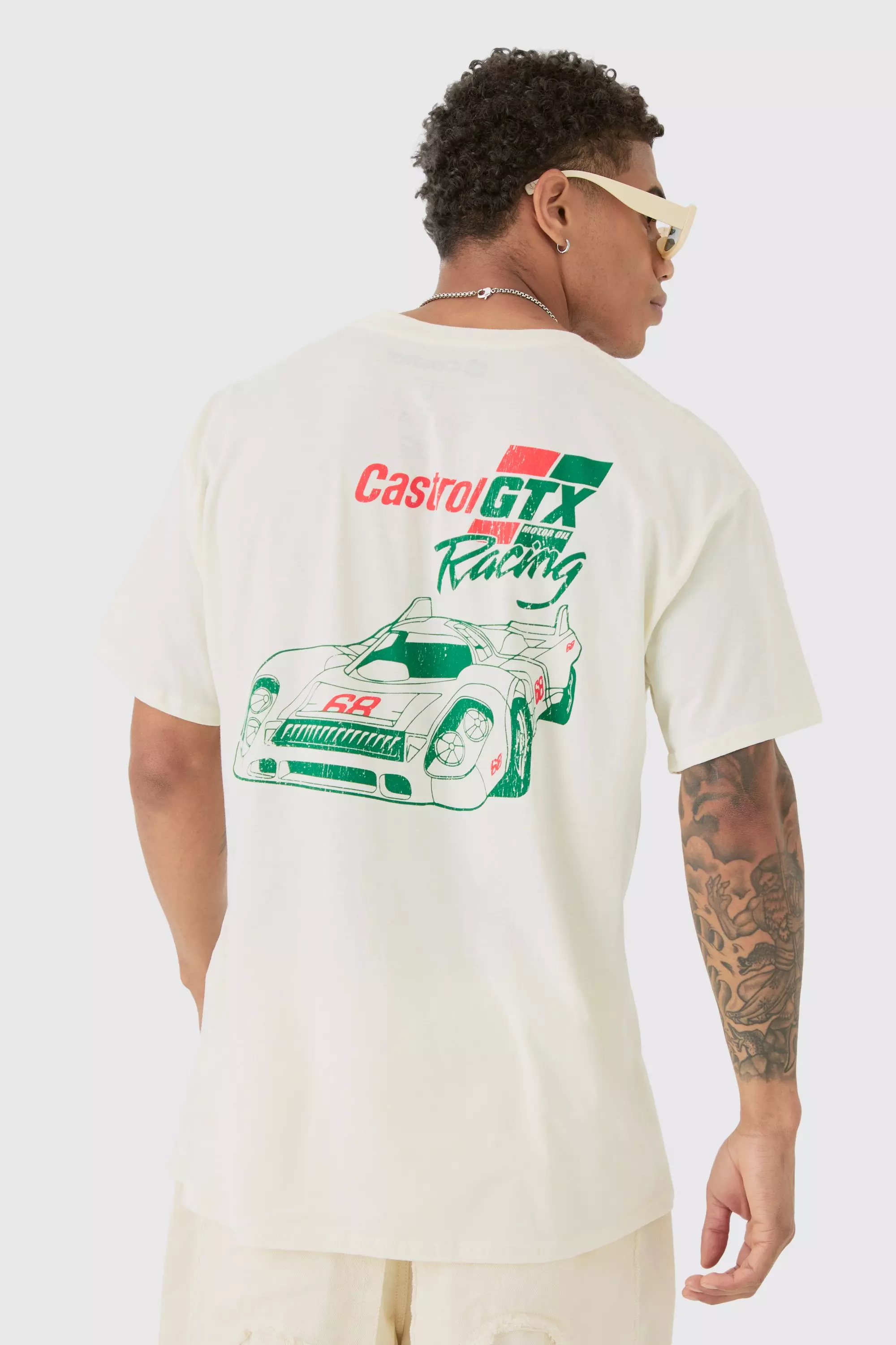 Loose Castrol GTX Racing License T-shirt Stone