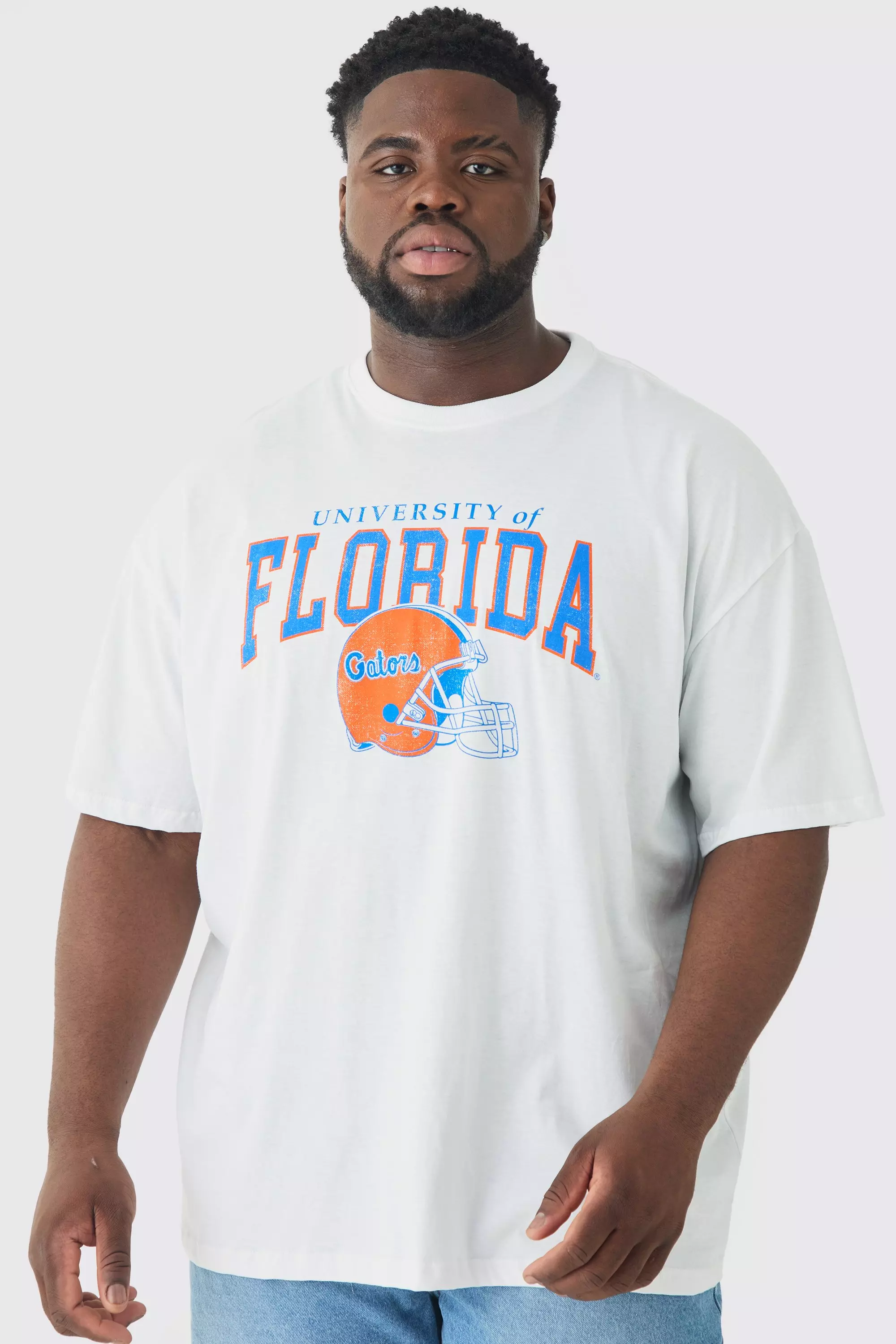 White Plus Florida Varsity T-shirt In White