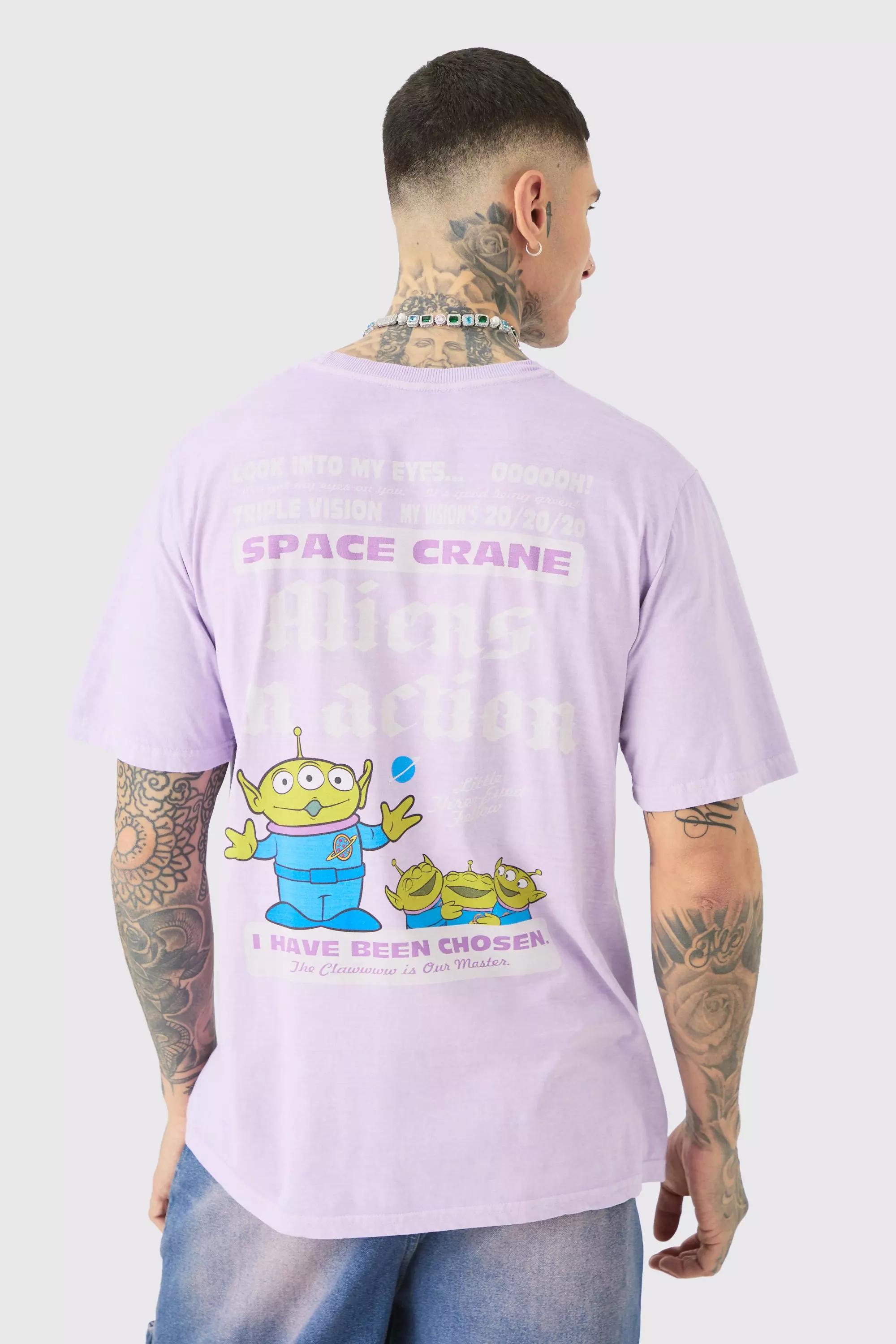 Tall Toy Story T-shirt In Lilac Lilac