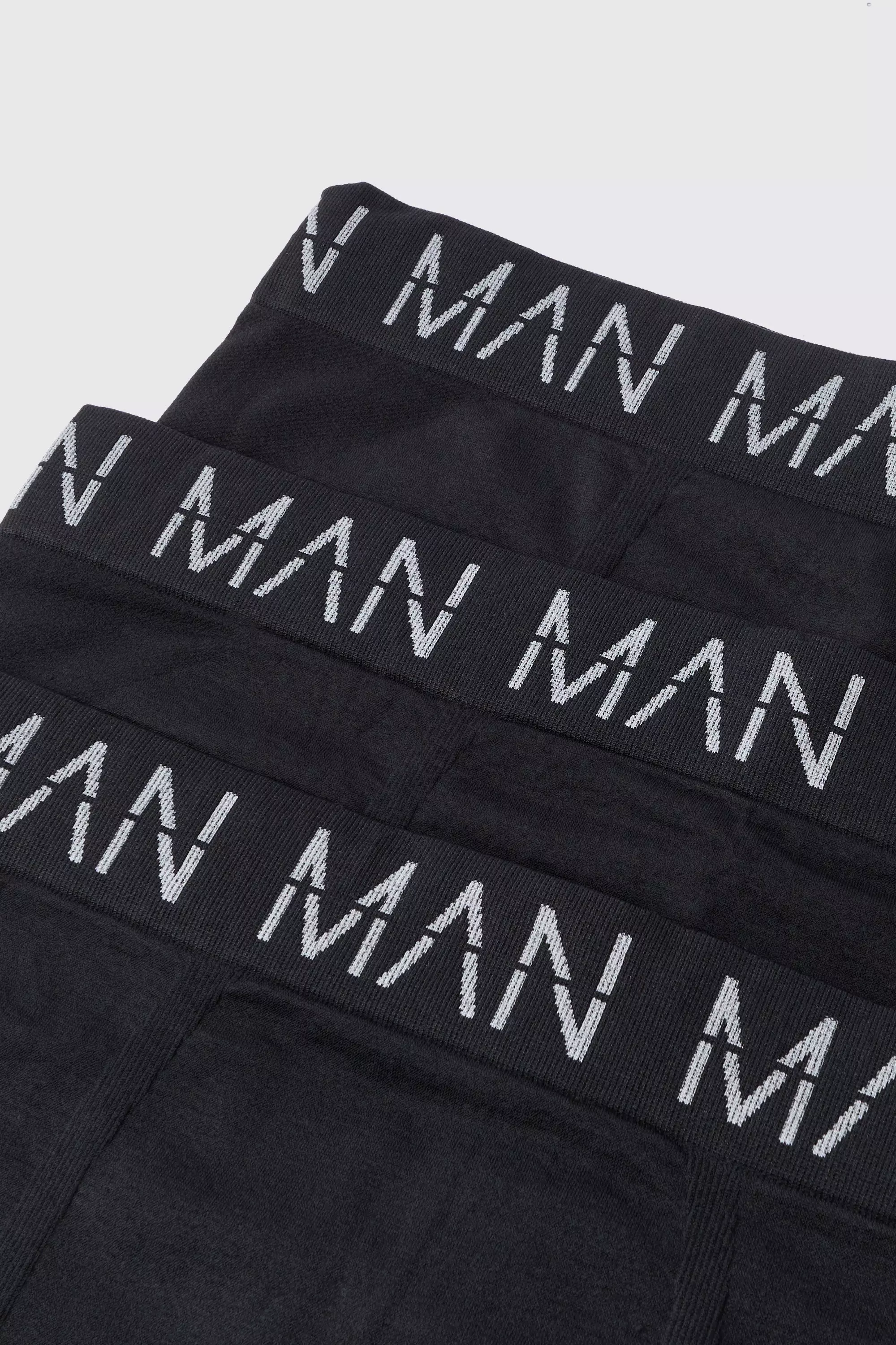 Black Man Active Seamless 7inch Long Boxer 3 Pack alternative image