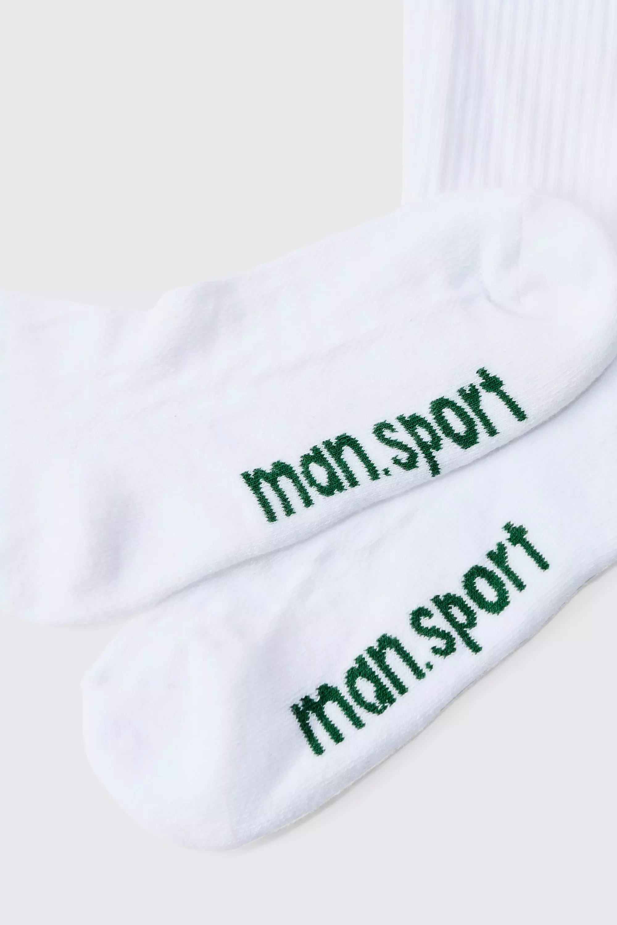 White Man Sportsokken Met Crewneck alternatieve afbeelding