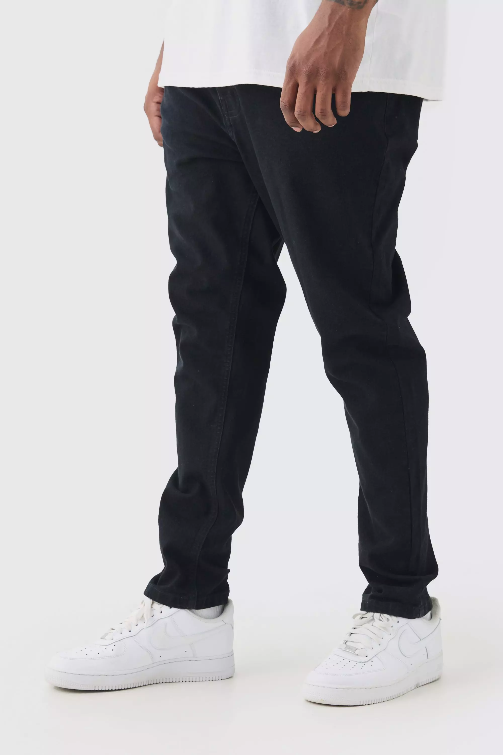 True black Plus Super Skinny Stretch Jeans alternative image