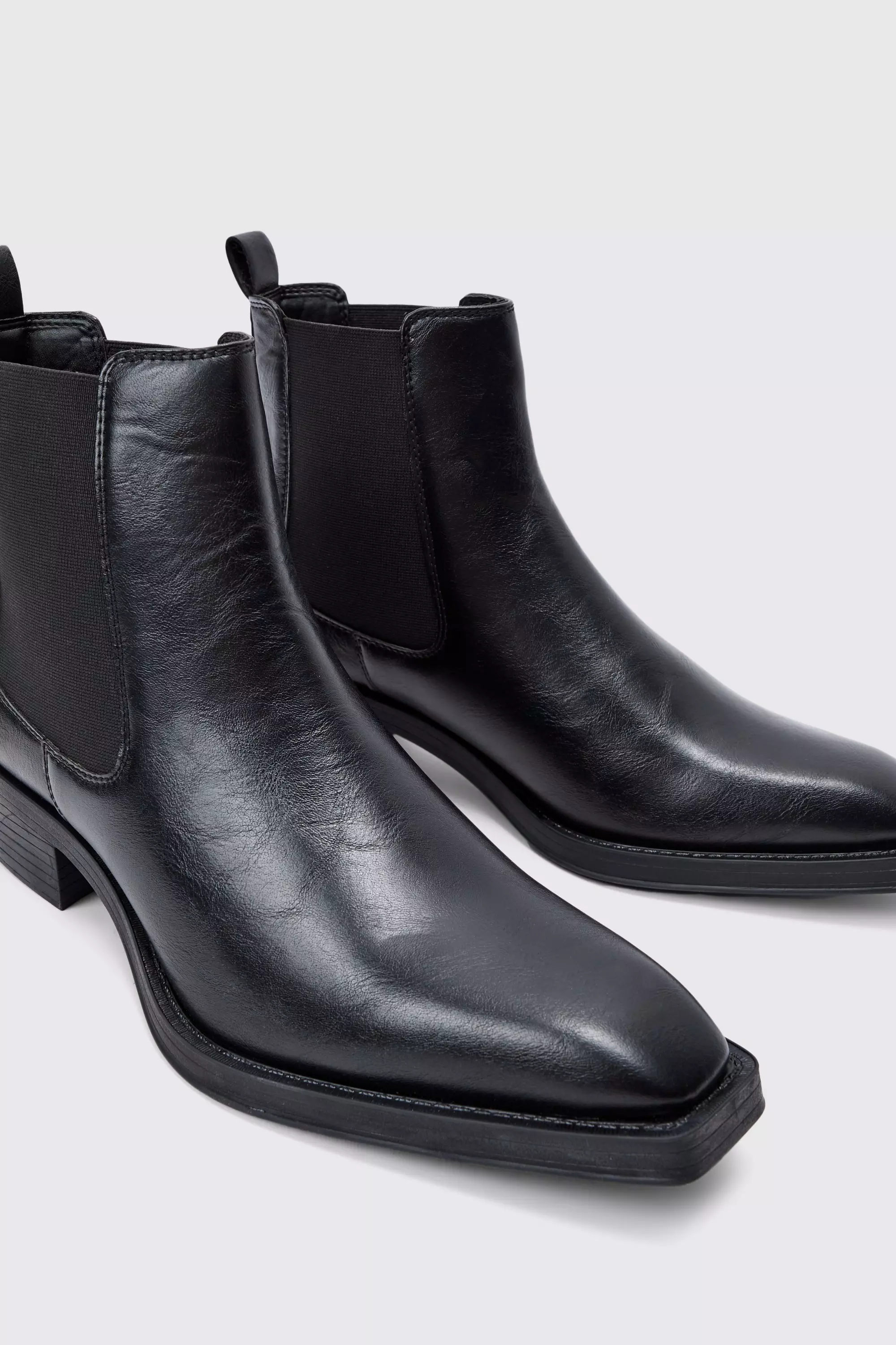 Western Style Chelsea Boots boohooMAN UK