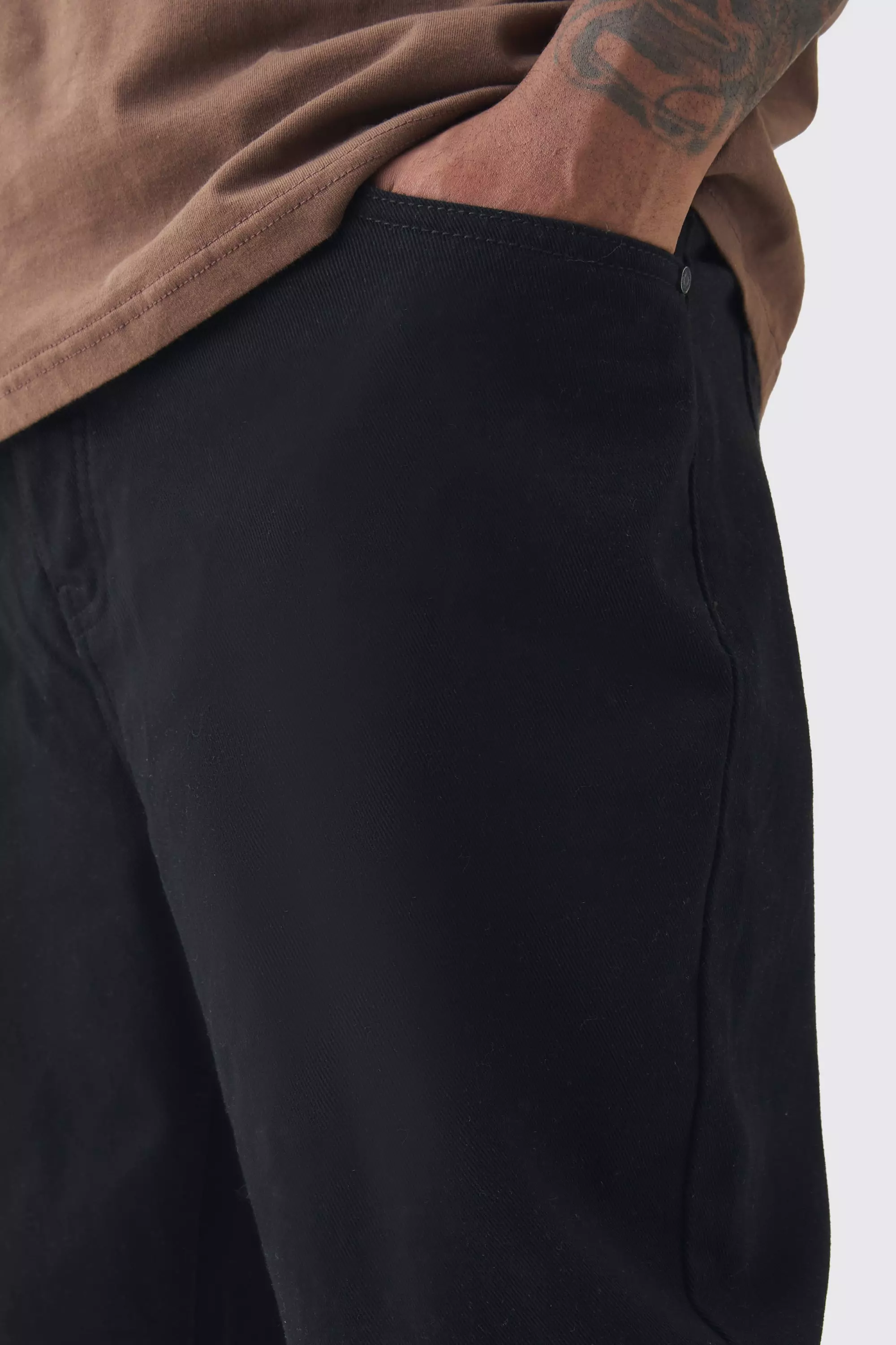 Grande taille - Jean slim rigide, True black autre image