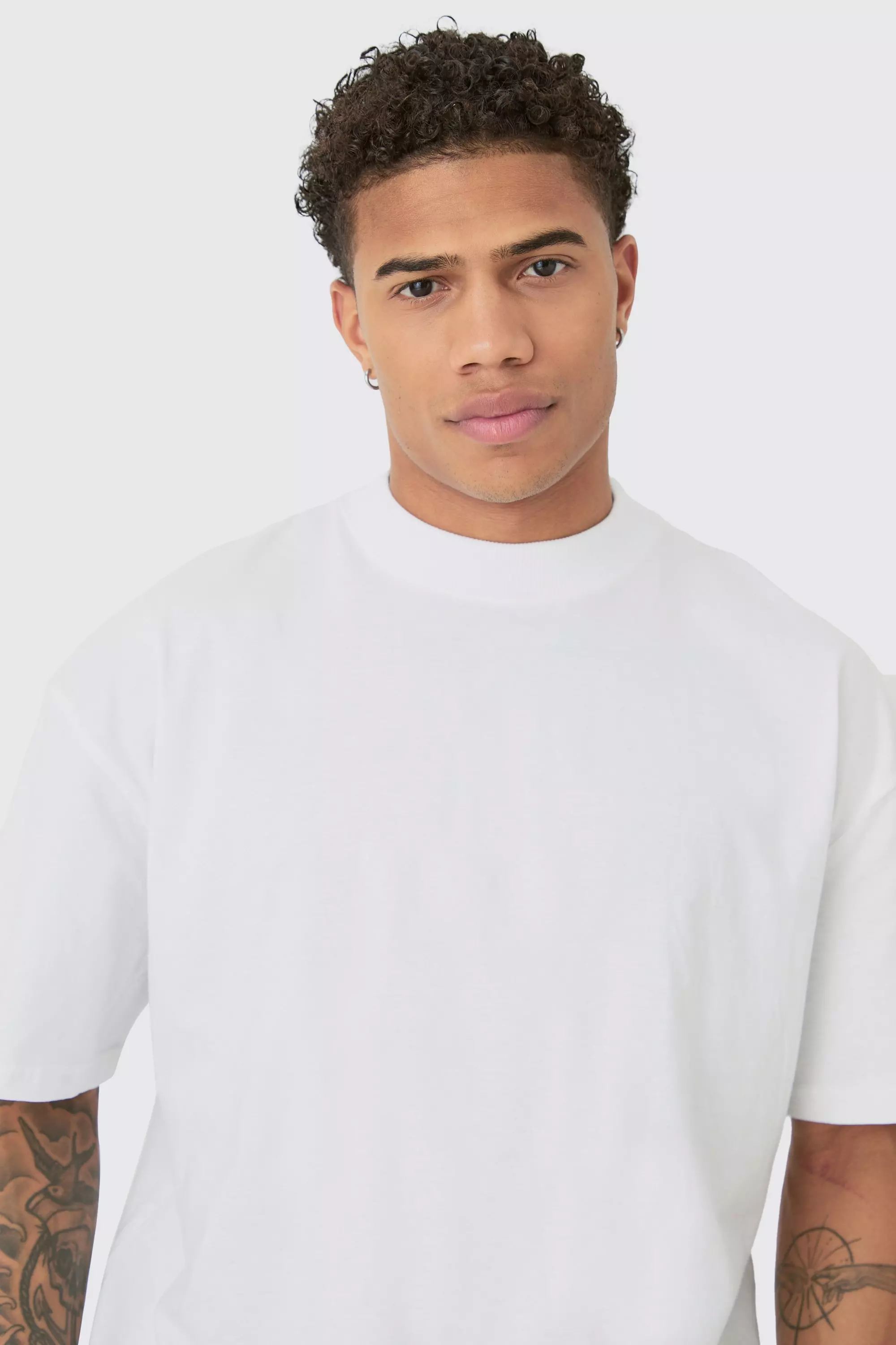 Oversized Over Seam Spider Back Print T-shirt | boohooMAN USA