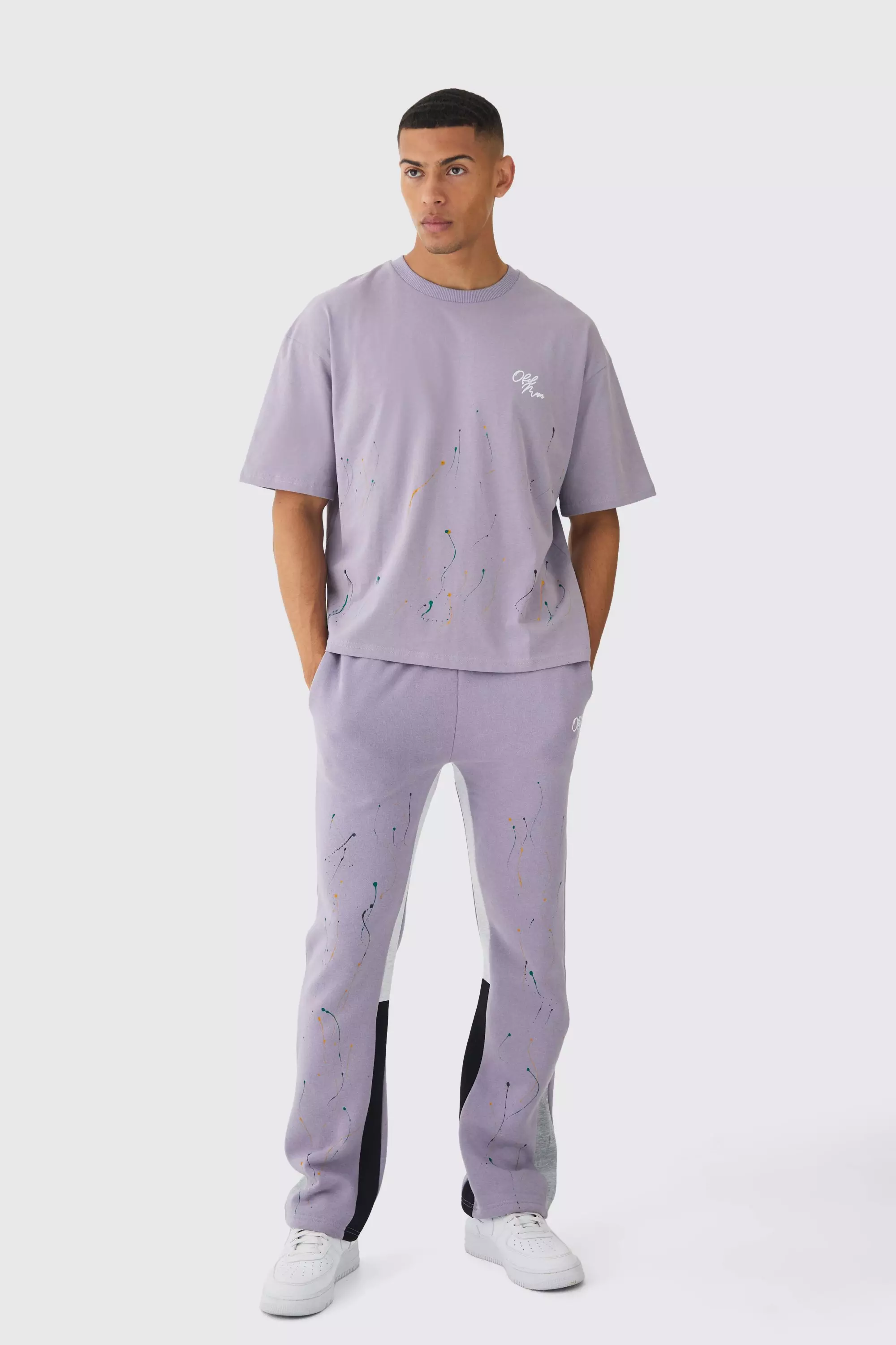 Boohooman jogger set hotsell