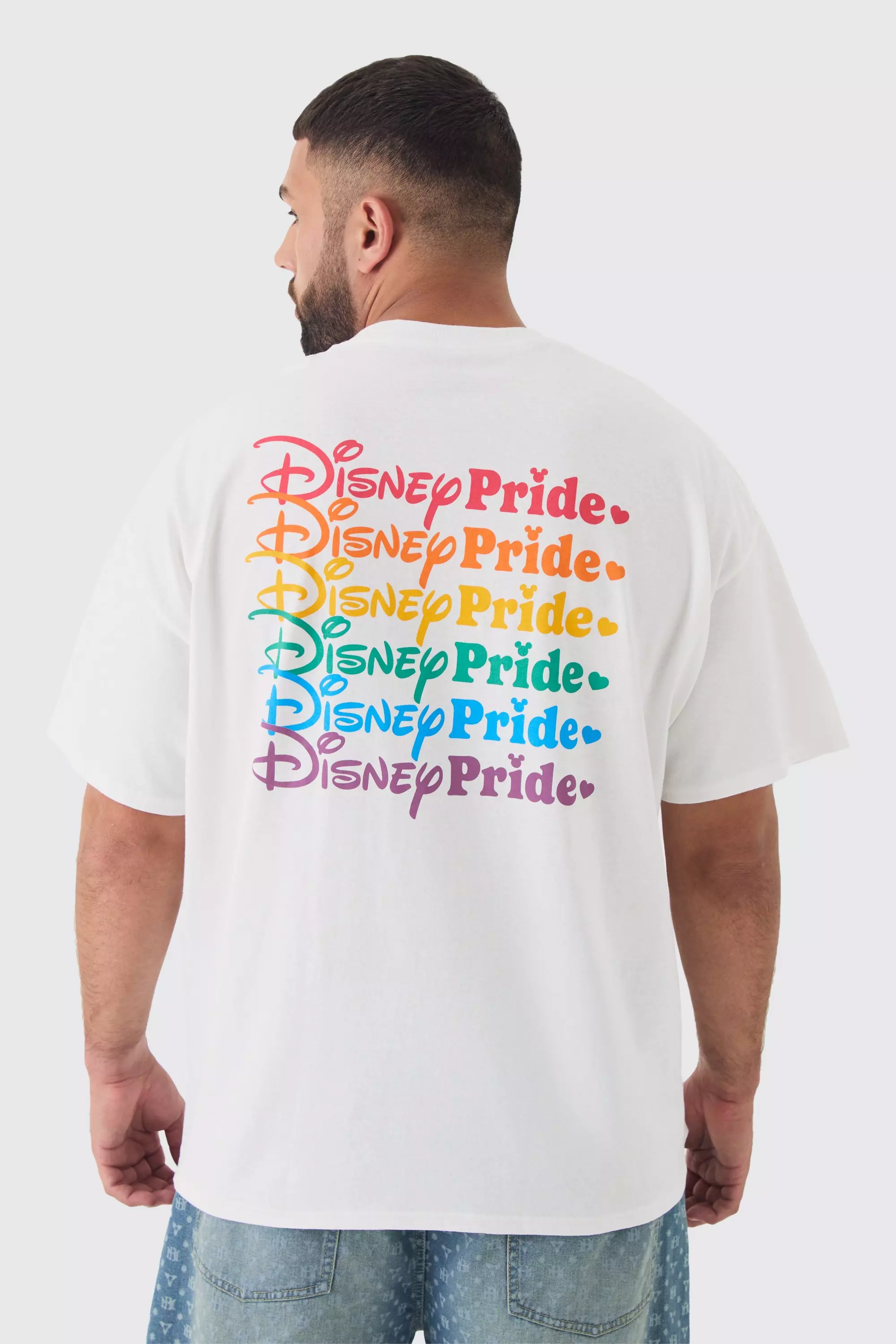 Plus Disney Pride License Graphic T-shirt White