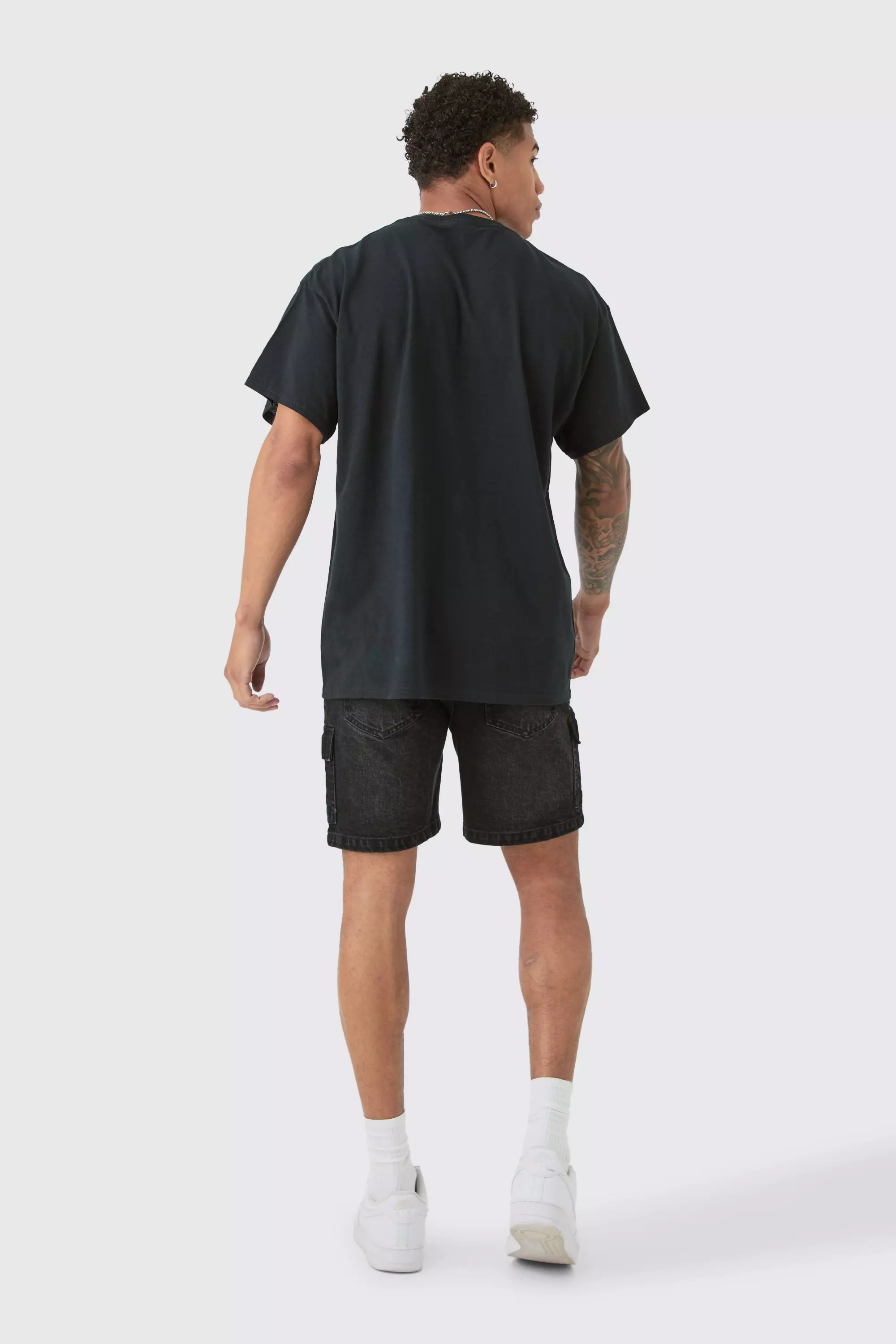 T-shirt oversize à imprimé Bob Ross, Black autre image
