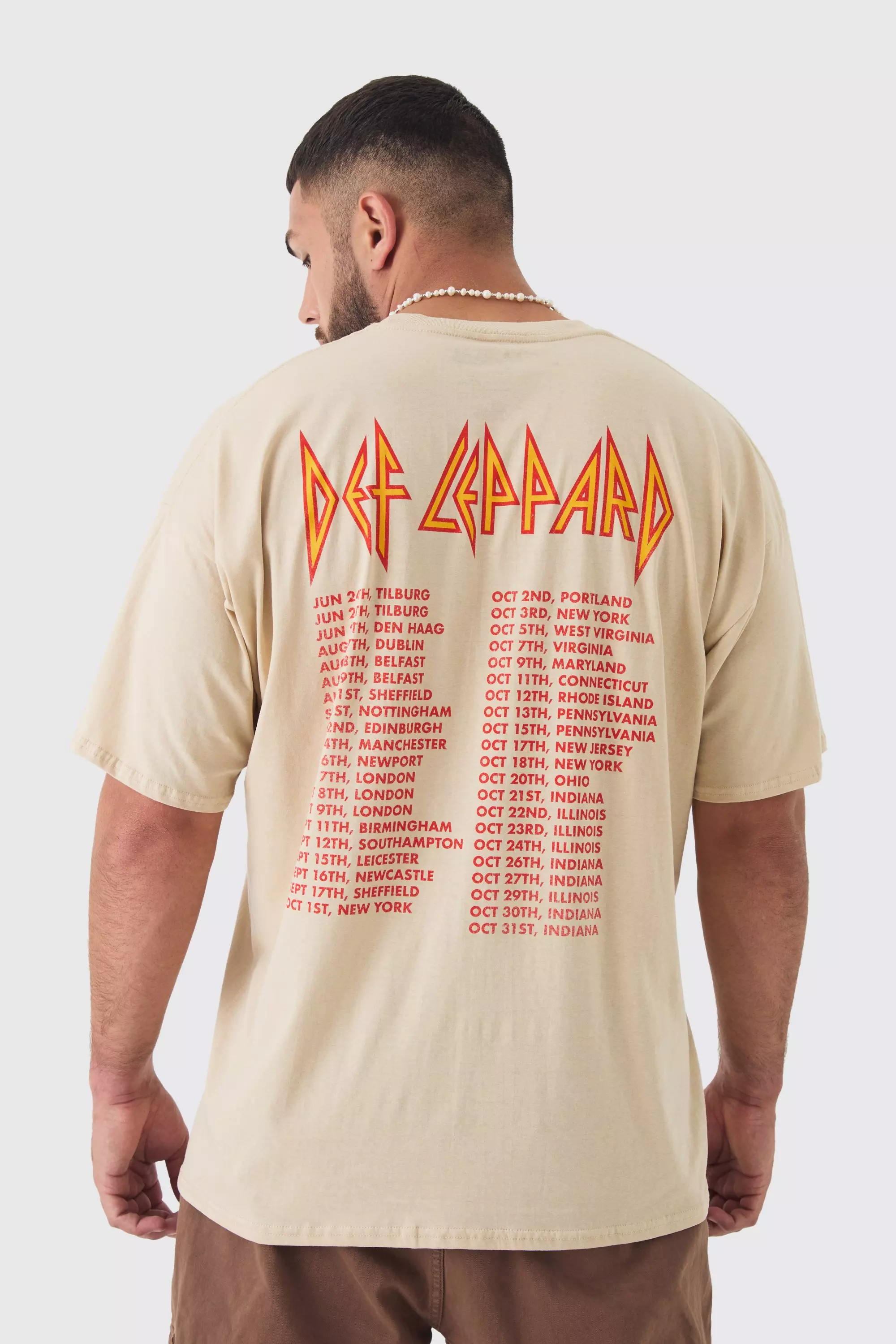 Sand Plus Def Leppard License Tour Graphic T-shirt alternative image