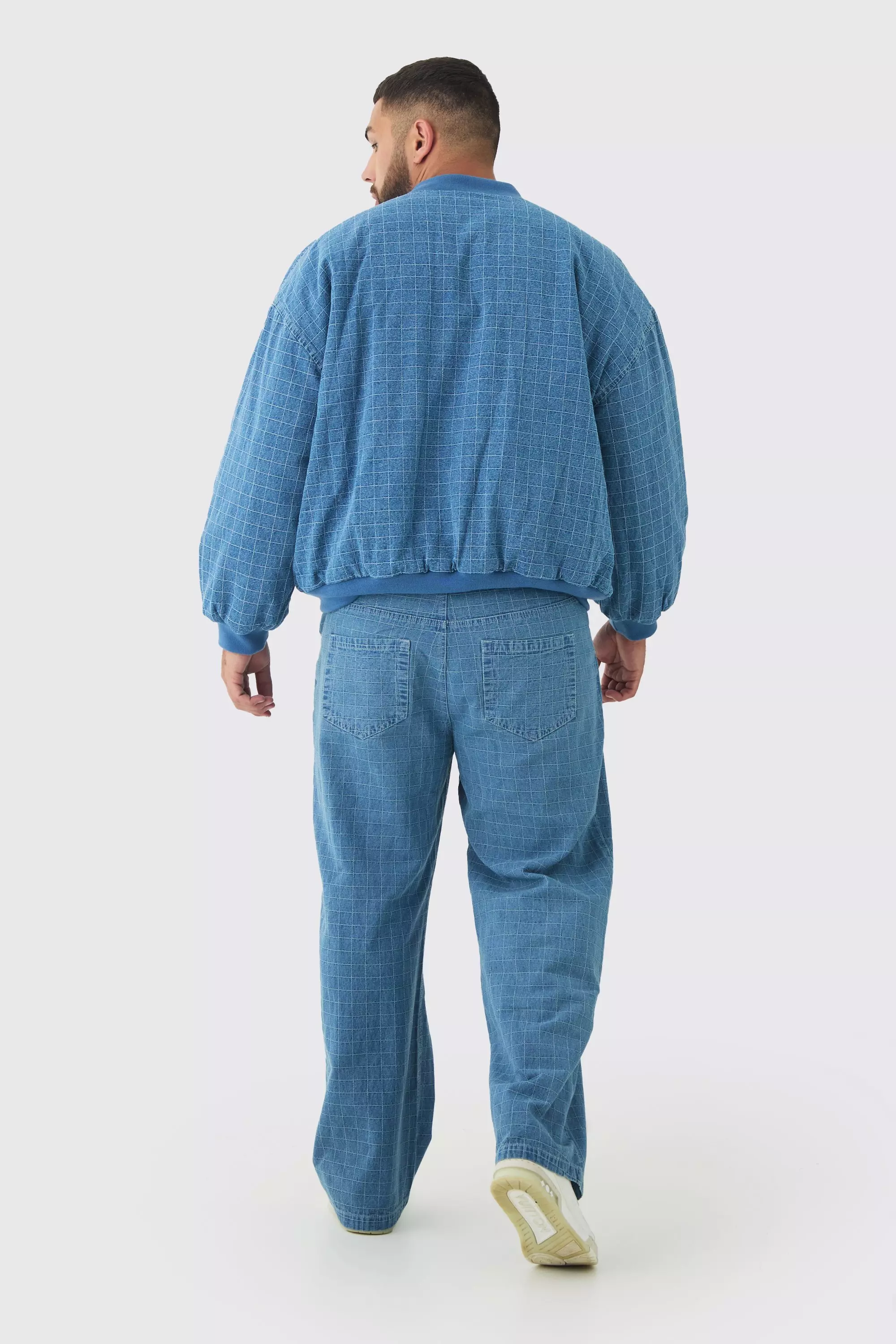 Mid wash Plus Ripstop Relaxed Fit Jeans alternative image