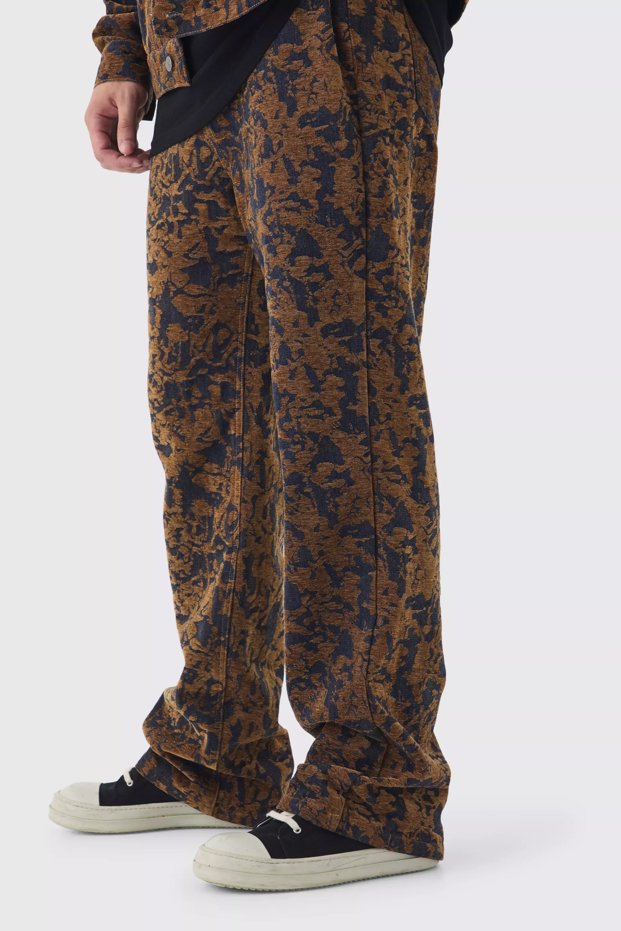 Dark wash Tall Burnout Relaxed Fit Jeans alternative image