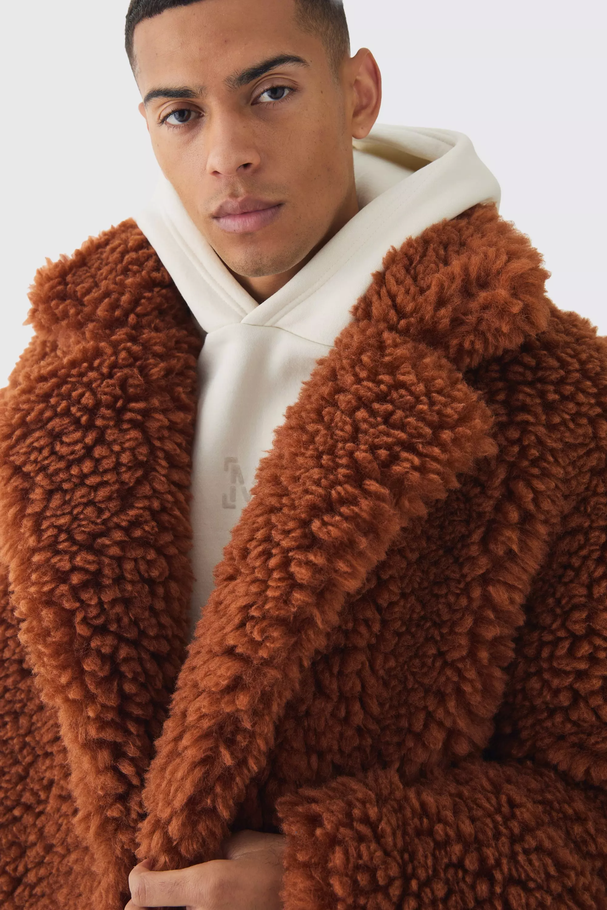 Mens borg overcoat store