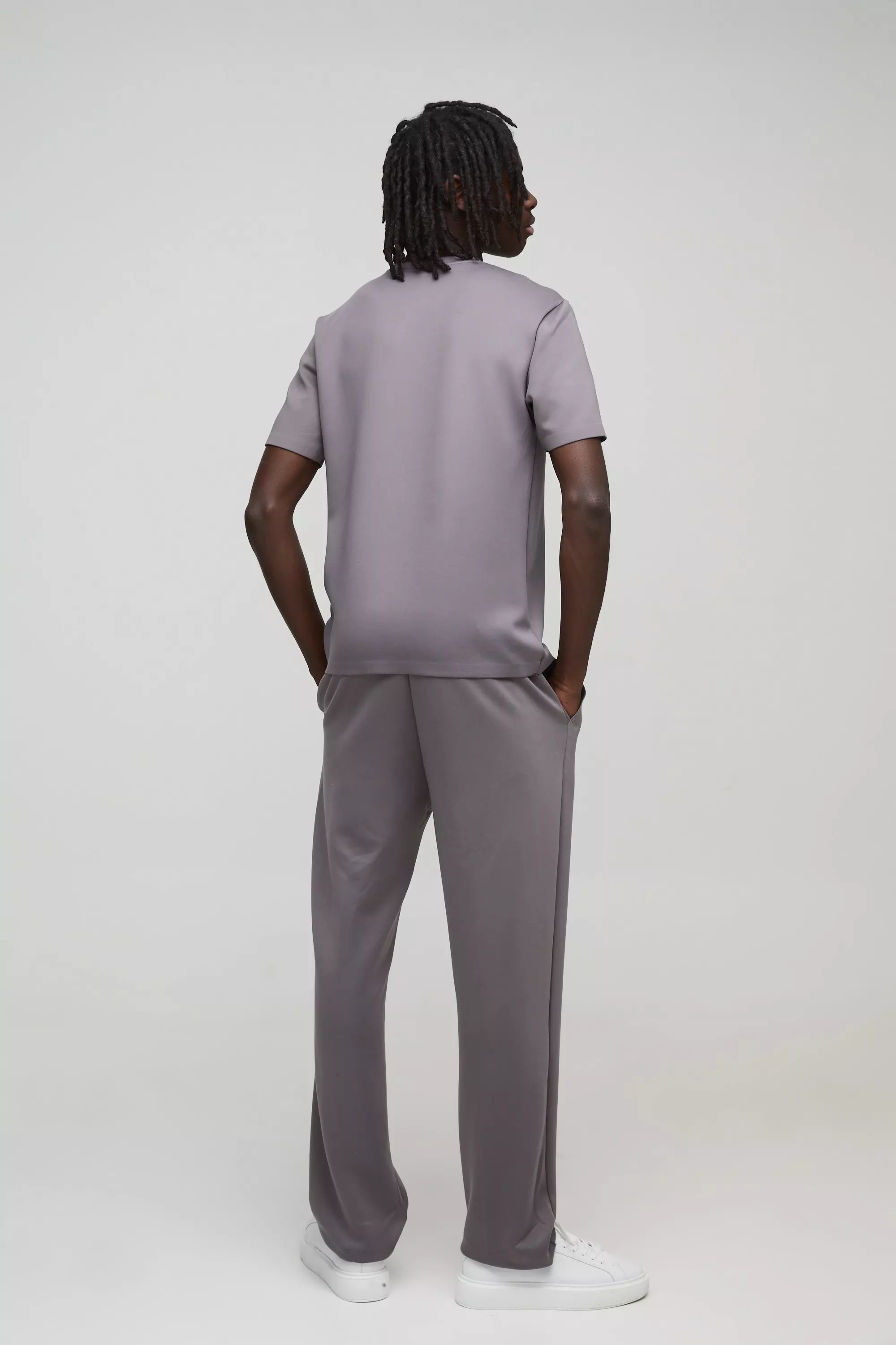 Dark grey Regular Fit Premium Scuba T-shirt alternative image
