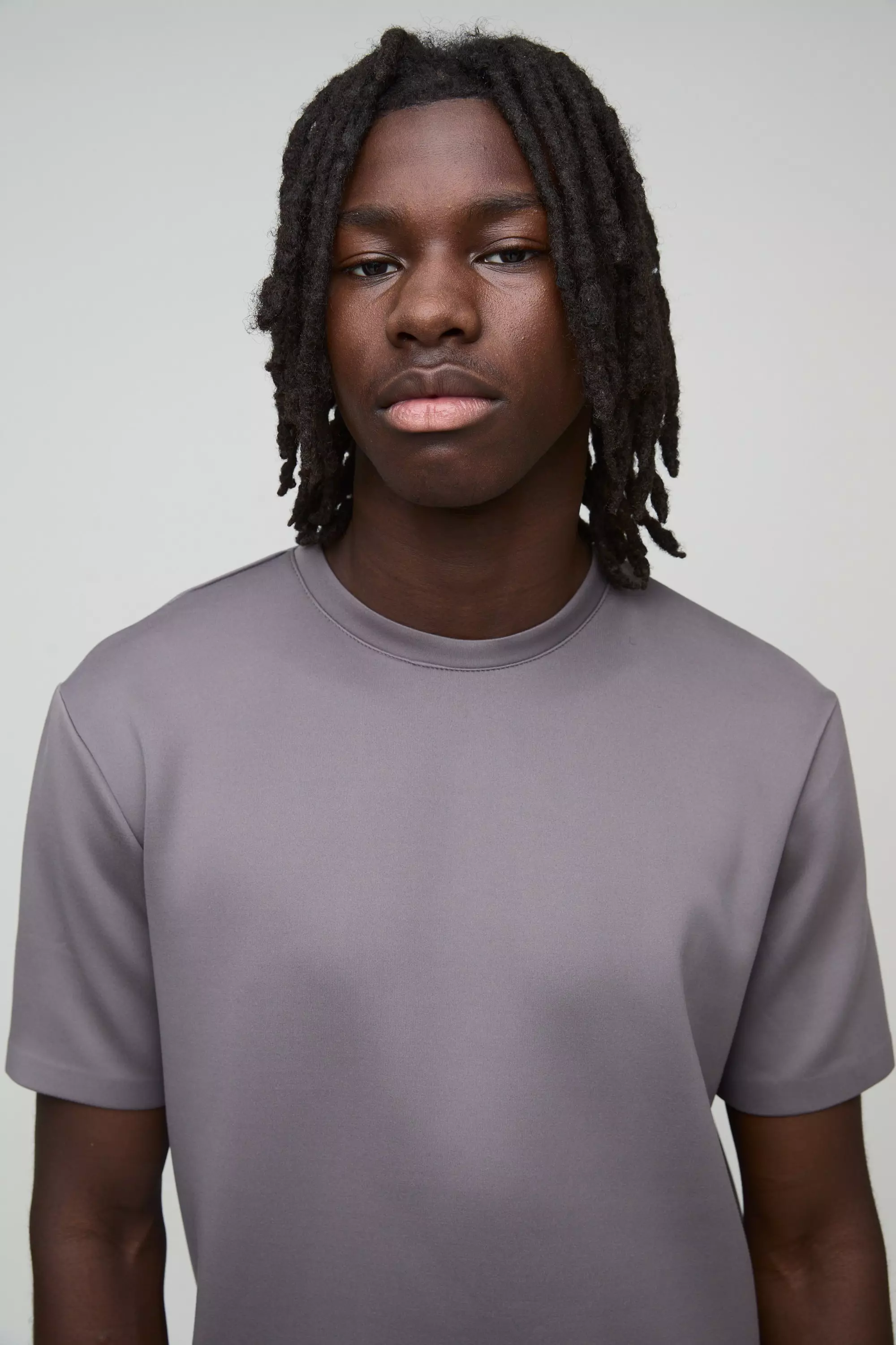 Dark grey Regular Fit Premium Scuba T-shirt alternative image