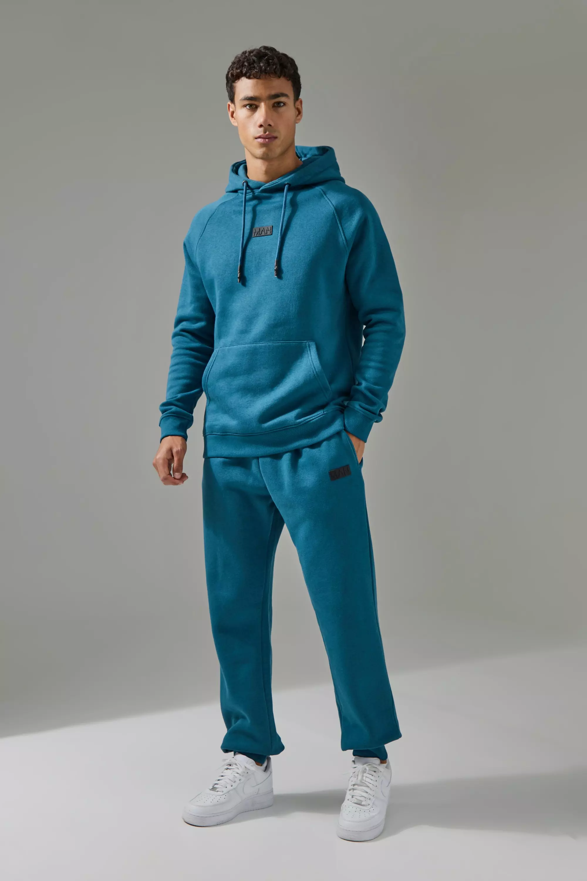 Teal Man Active Hoodie & Jogger Tracksuit alternative image