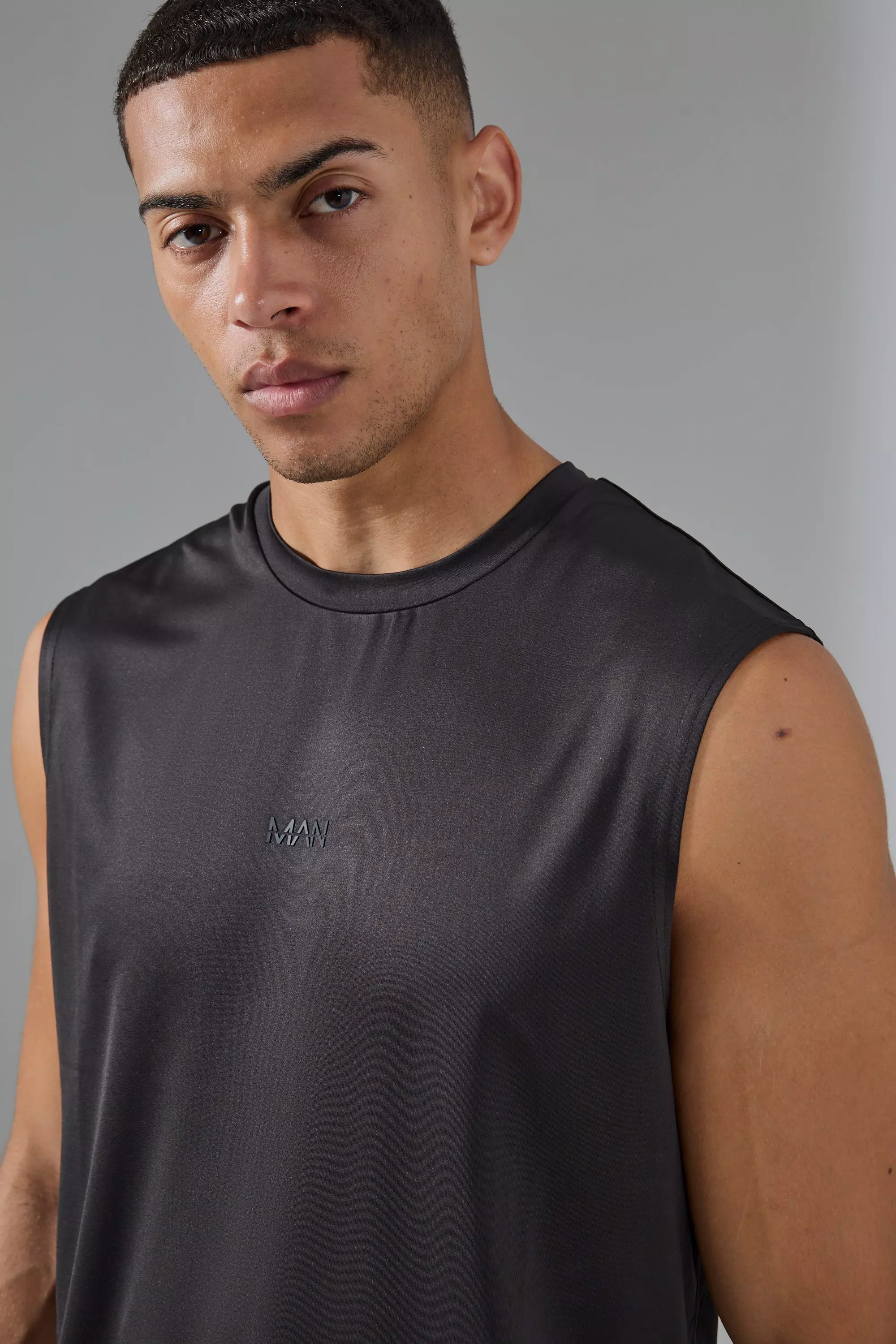 Black Man Active Performance Pro Gym Tank alternative image
