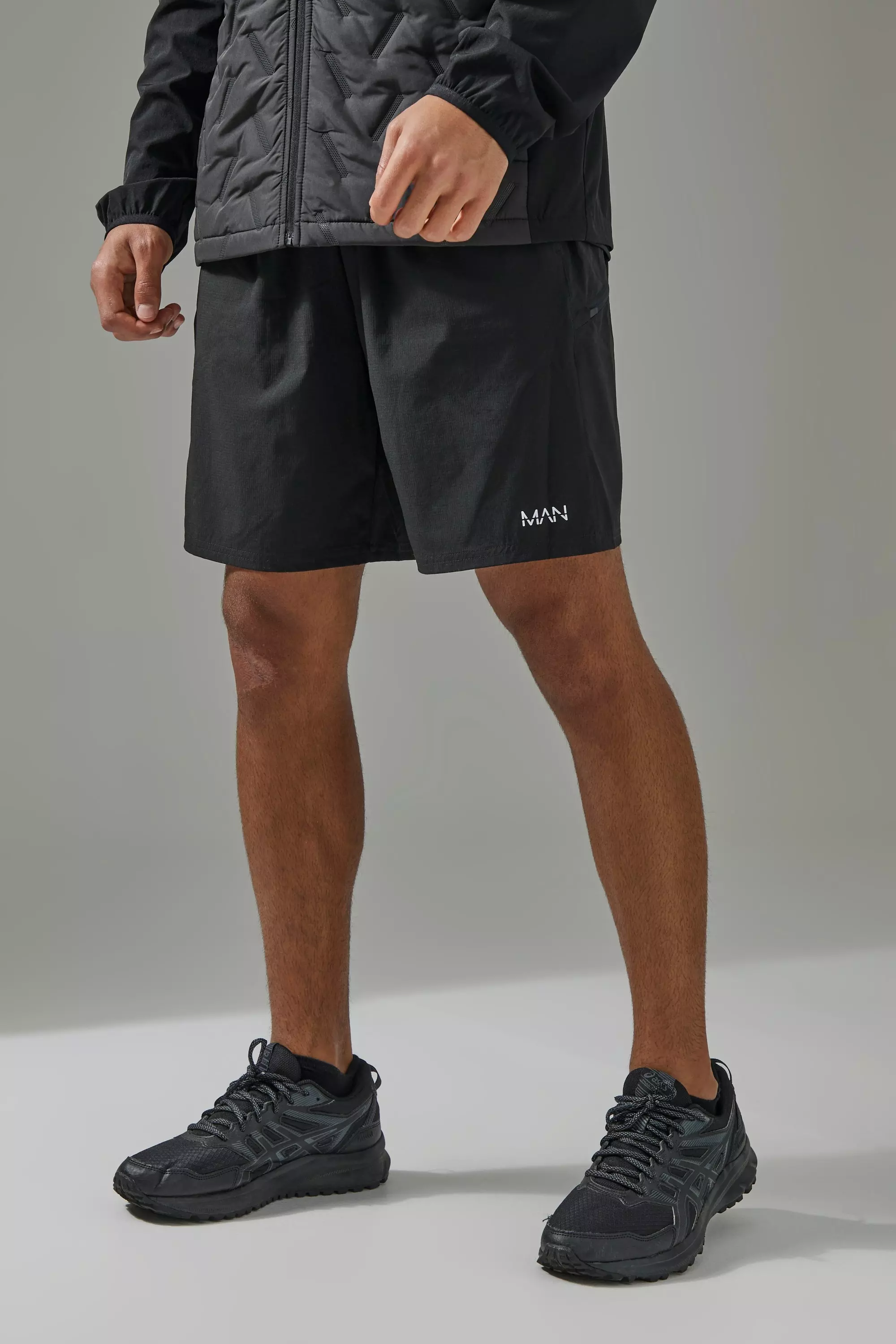 Black Man Active Ripstop 7inch Cargo Short