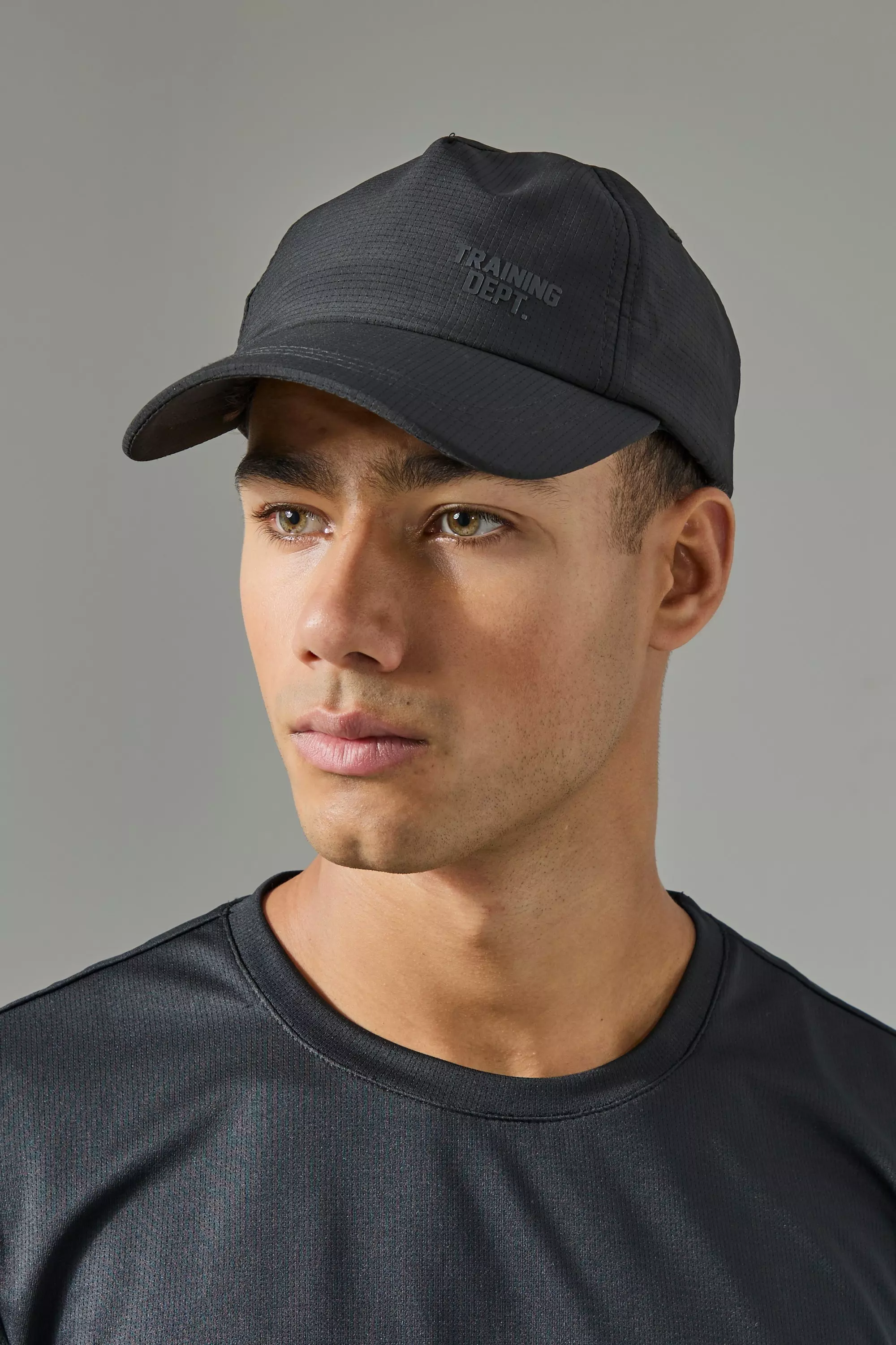 Man Active Training Dept Ripstop Baseball Cap Black