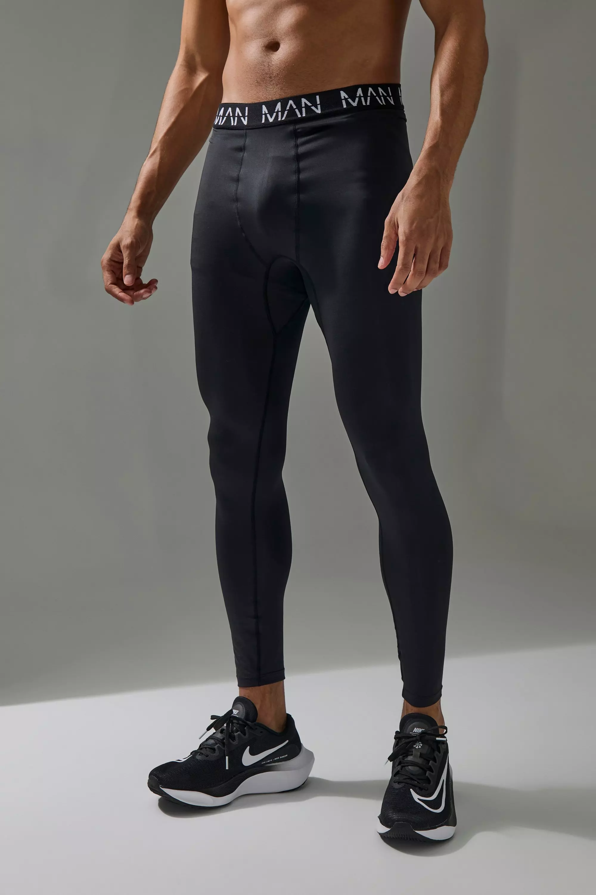 Man Active Base Layer Legging Black