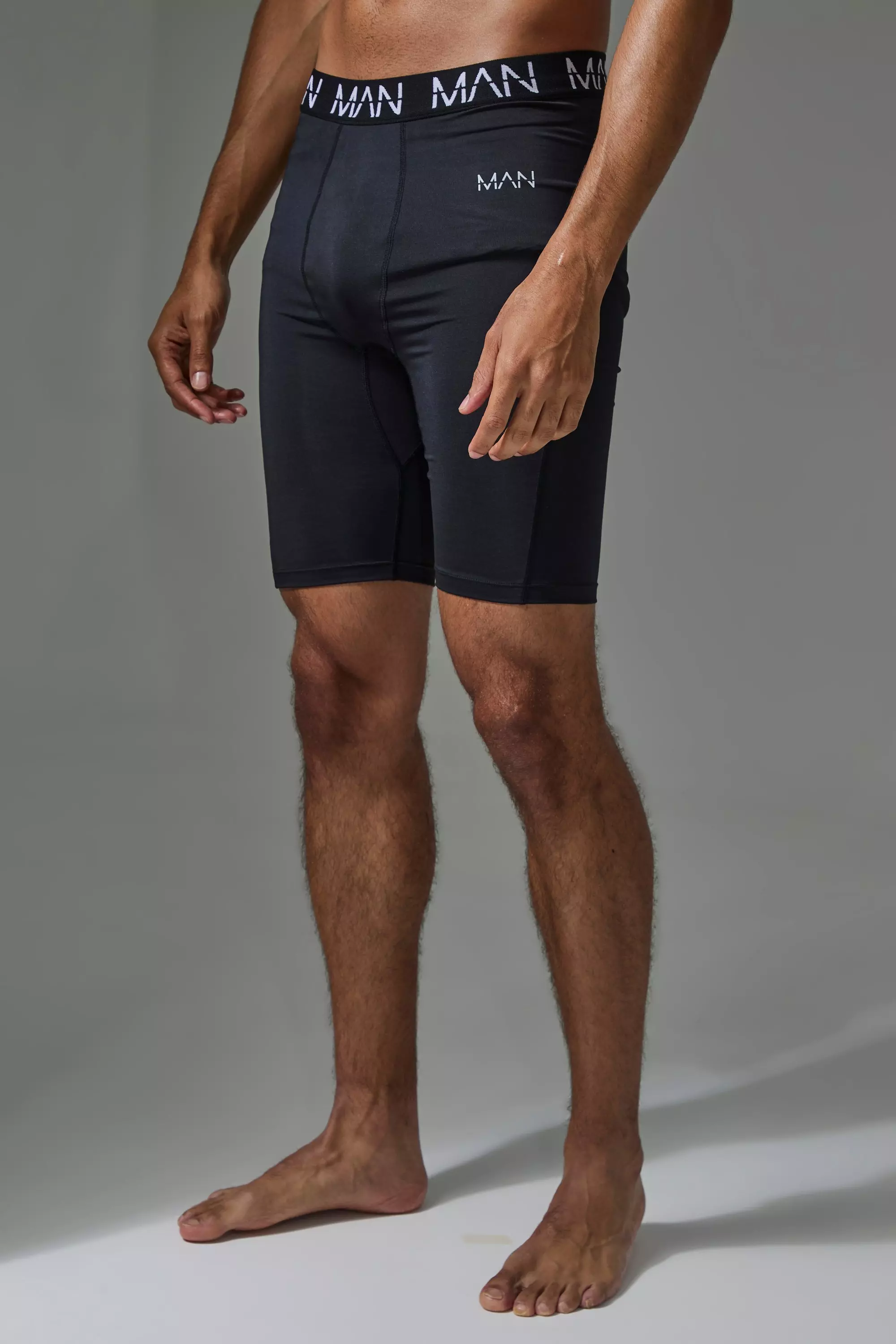 Black Man Active Base Layer 7inch Short