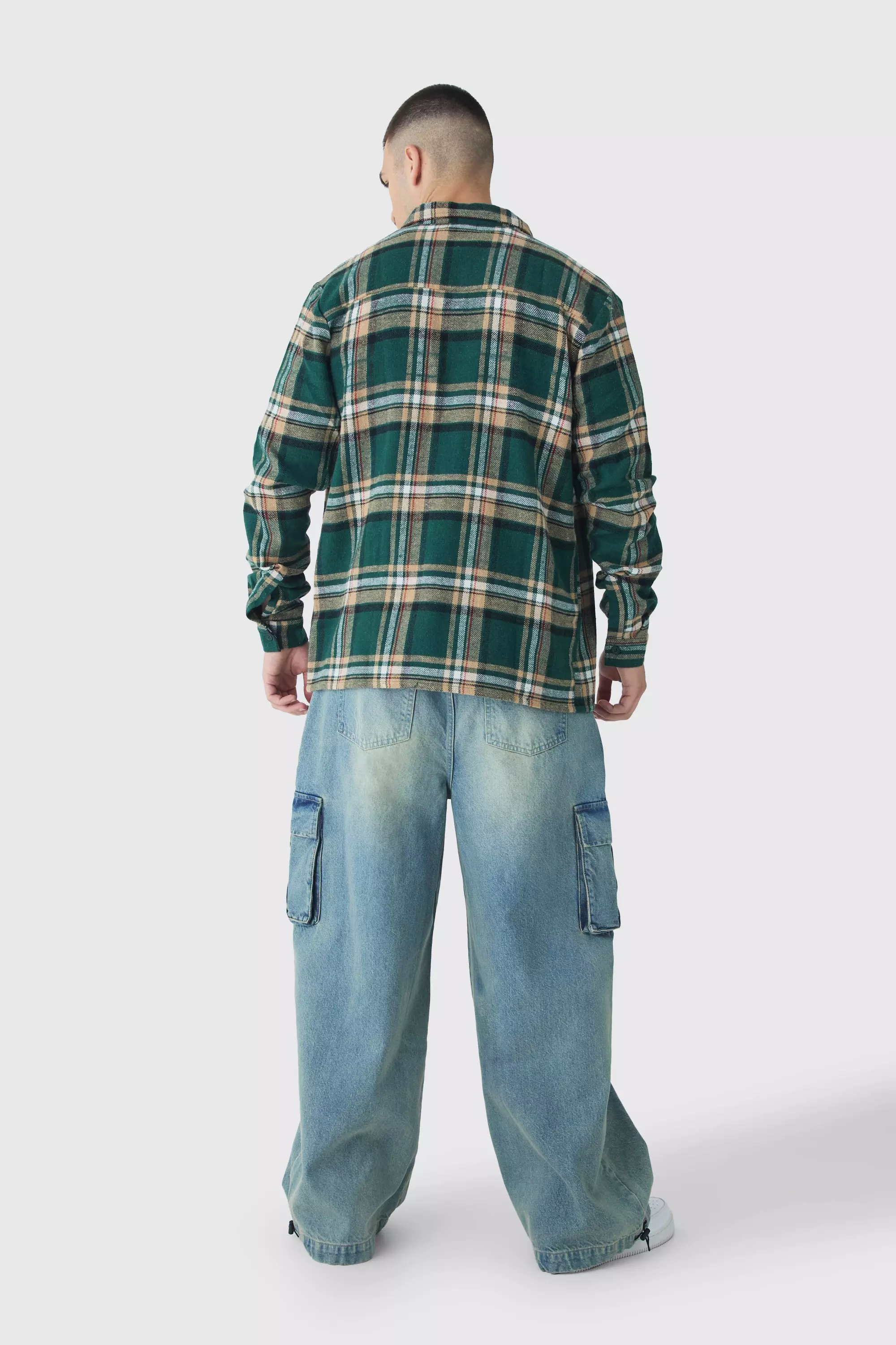 Tall Oversize Karohemd, Forest alternatives Bild